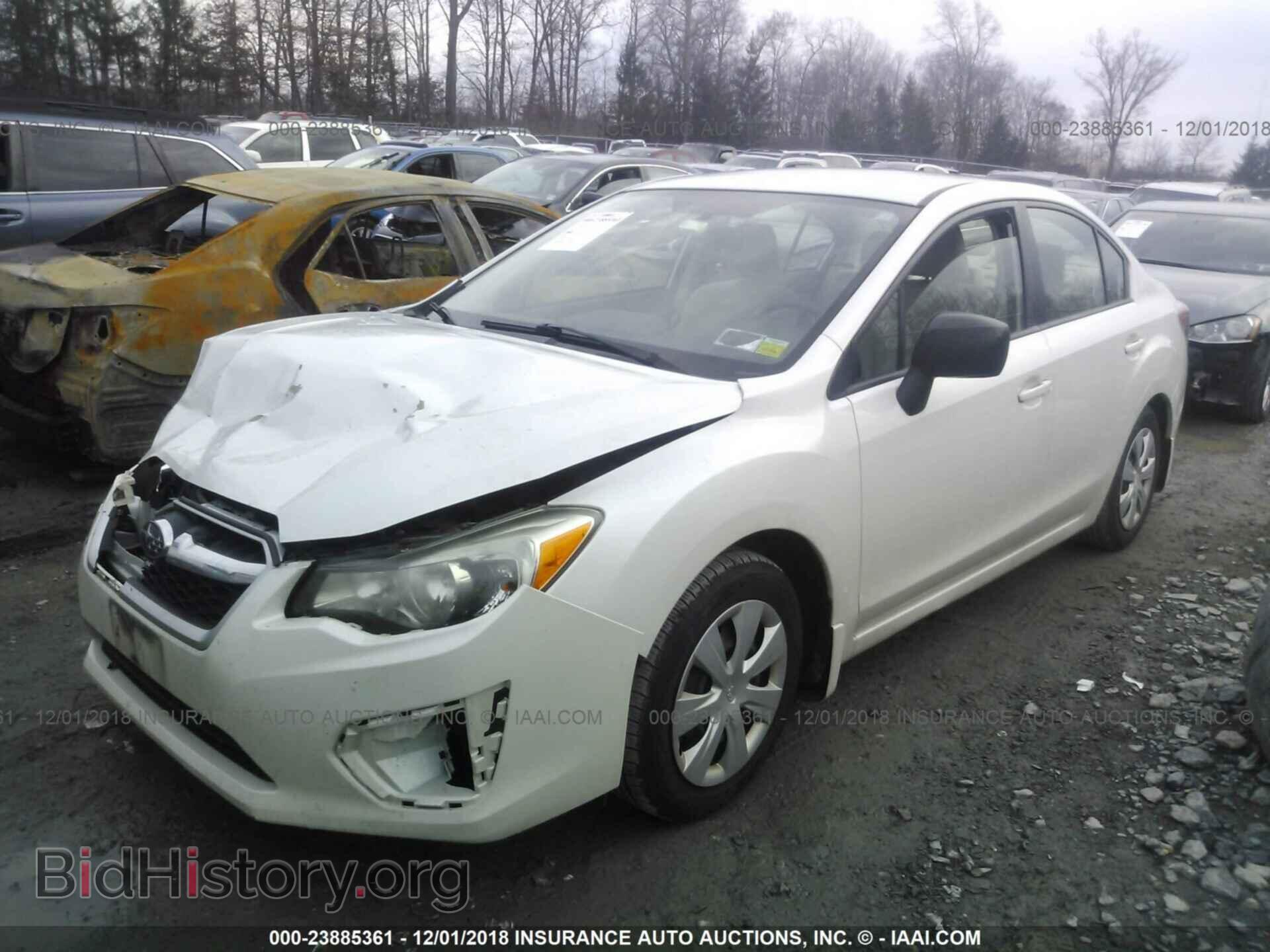2012 SUBARU IMPREZA - VIN: JF1GJAA6XCH016674 - Фото 2