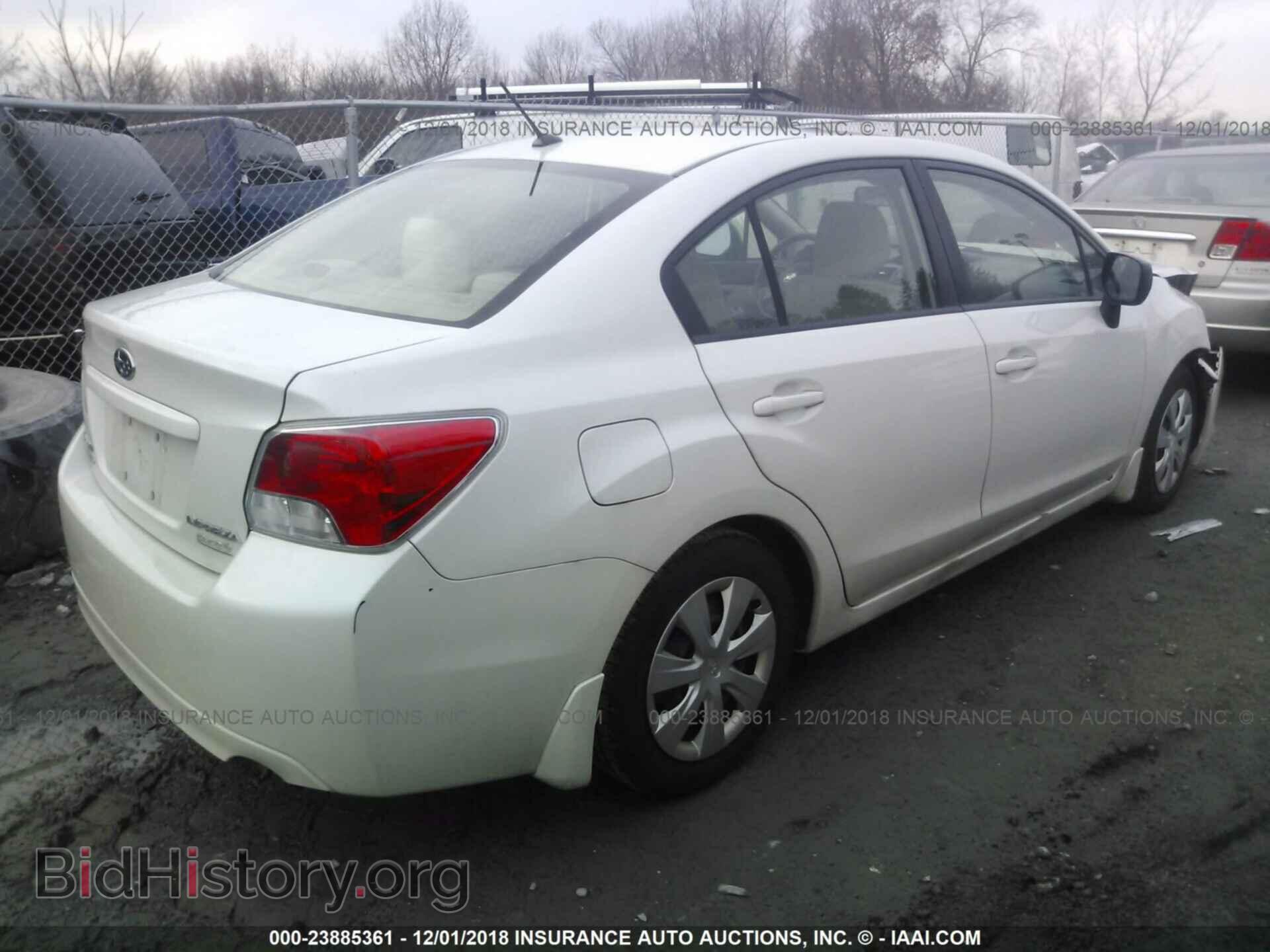 2012 SUBARU IMPREZA - VIN: JF1GJAA6XCH016674 - Фото 4