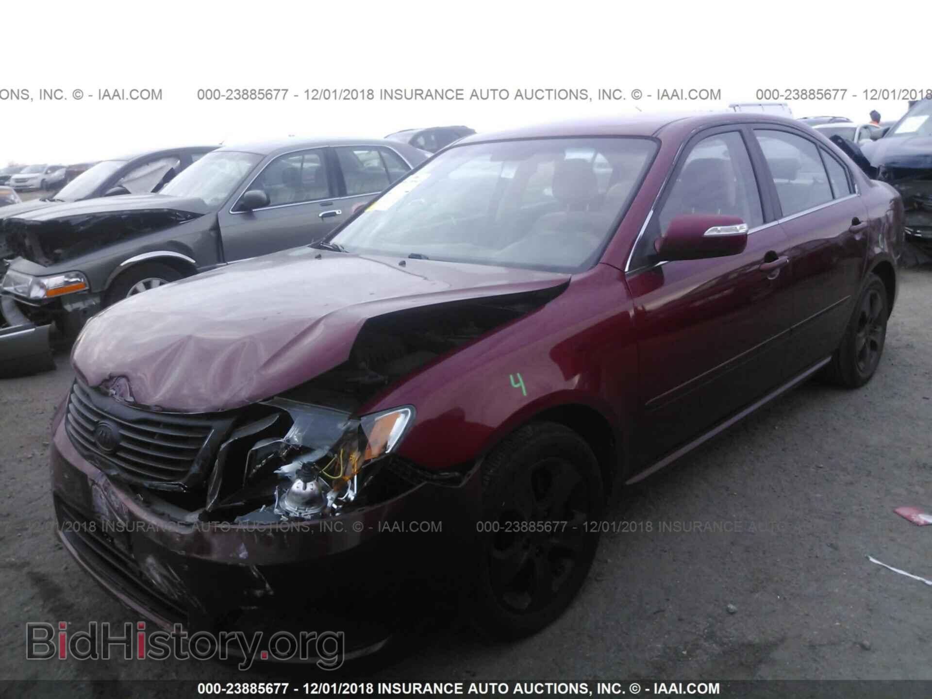 2009 KIA OPTIMA - VIN: KNAGE228995367362 - Фото 2