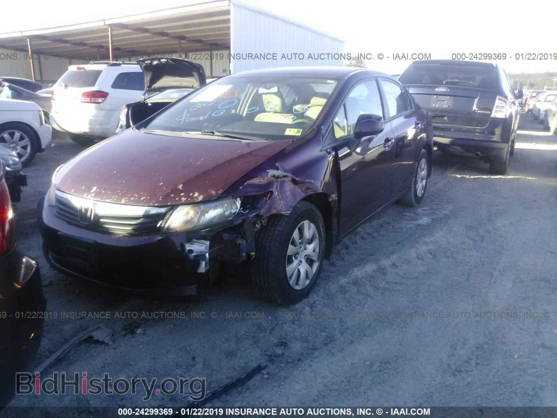 2012 HONDA CIVIC - VIN: 19XFB2F59CE080672 - Photo 2