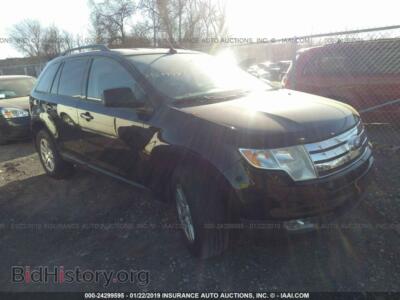 2007 Ford EDGE SEL, черный — VIN 2FMDK38C47BB67963, IAAI