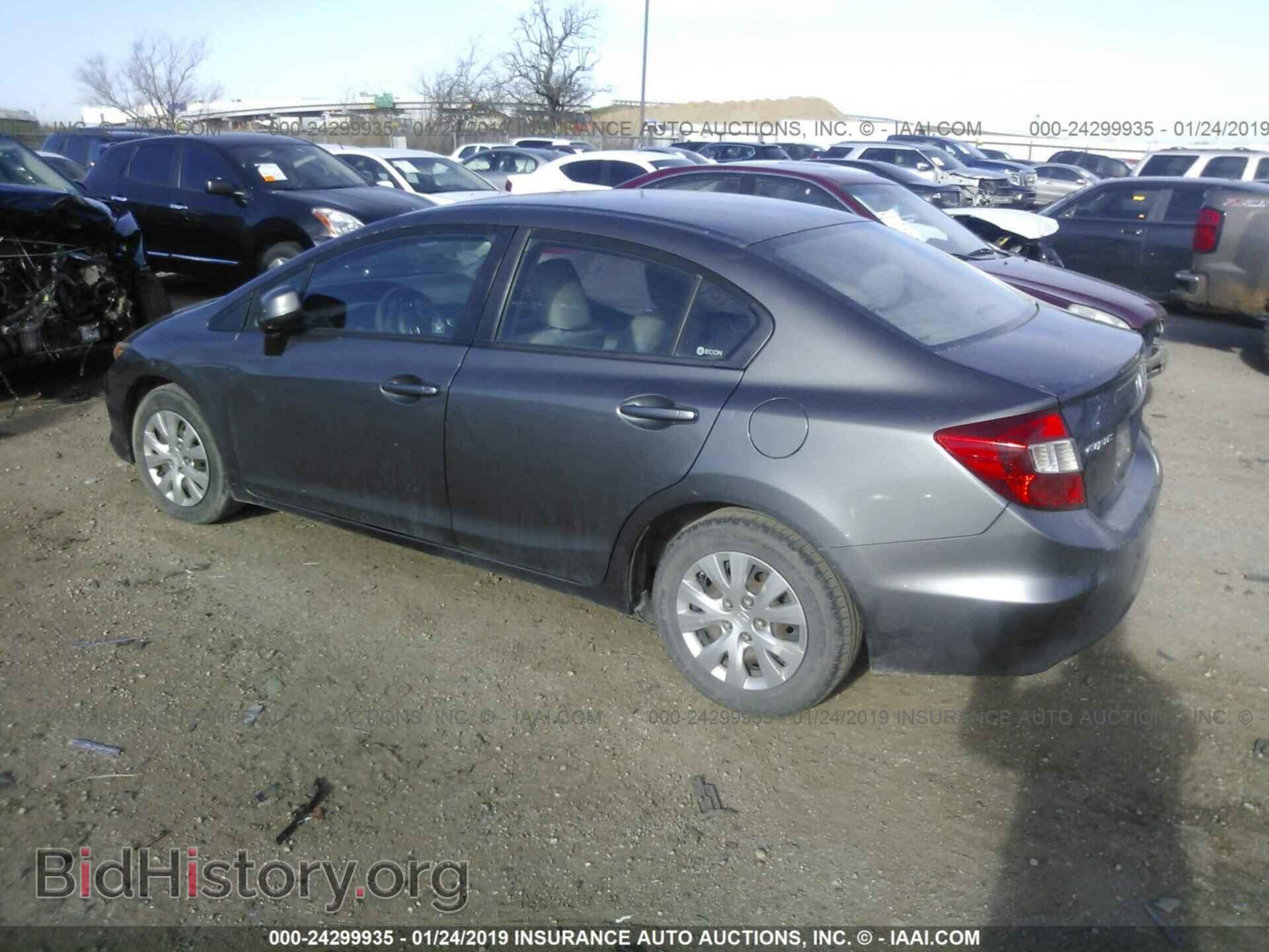 2012 HONDA CIVIC - VIN: 2HGFB2F55CH504600 - Фото 3