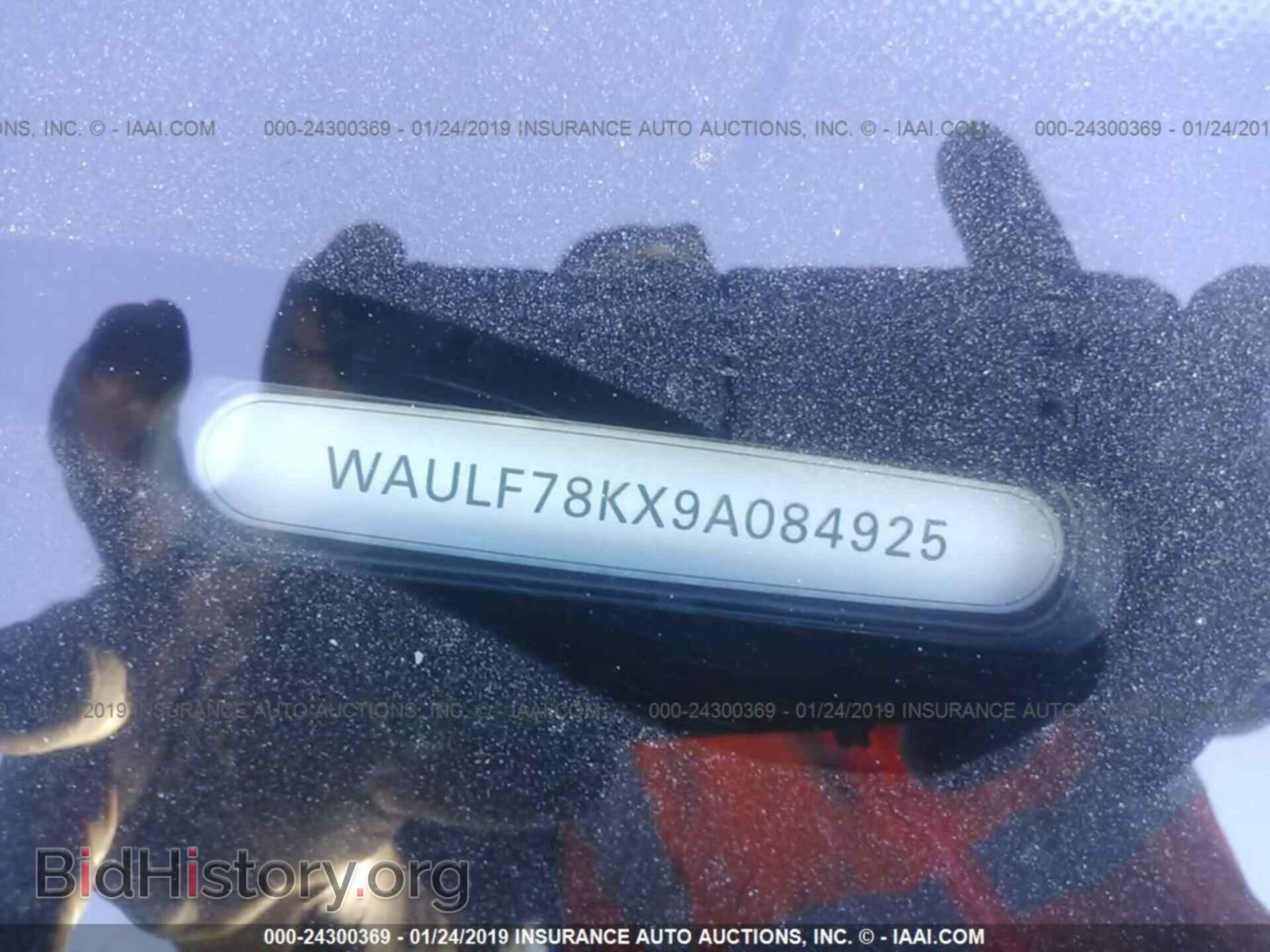 2009 AUDI A4 - VIN: WAULF78KX9A084925 - Фото 9