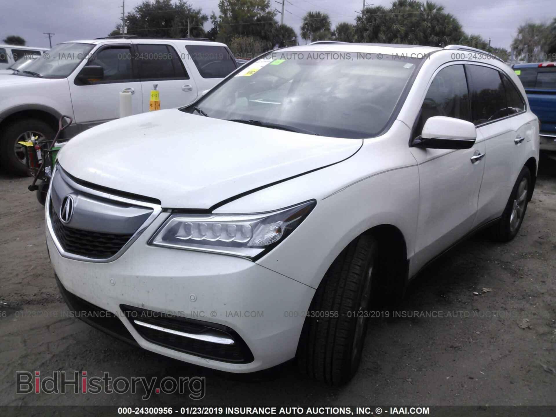 2014 ACURA MDX - VIN: 5FRYD3H84EB018656 - Фото 2