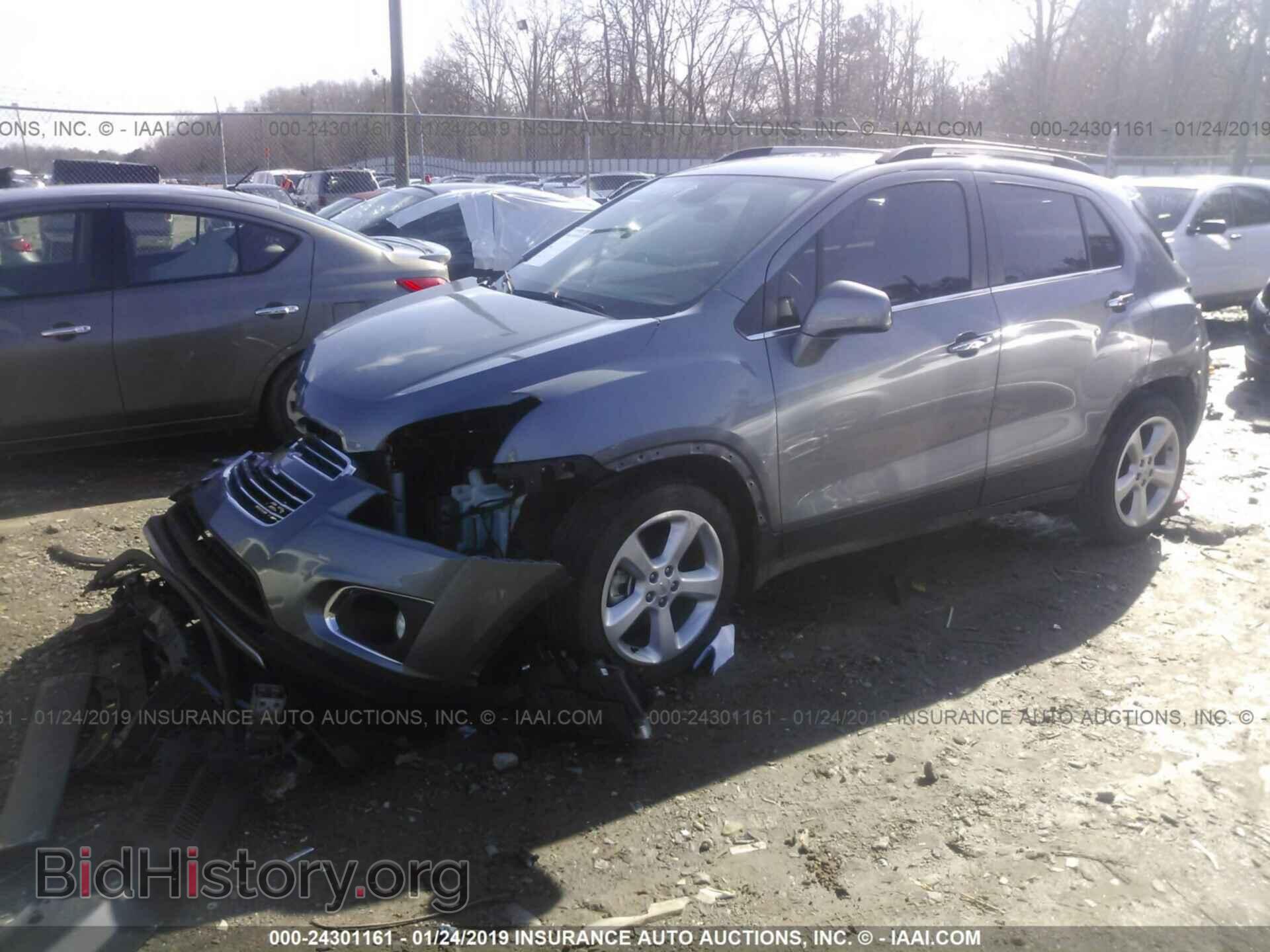 2015 CHEVROLET TRAX - VIN: KL7CJNSB1FB163174 - Фото 2