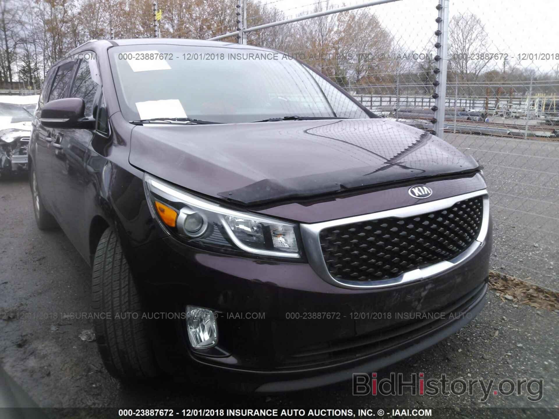 Photo KNDMC5C12G6116530 - KIA SEDONA 2016