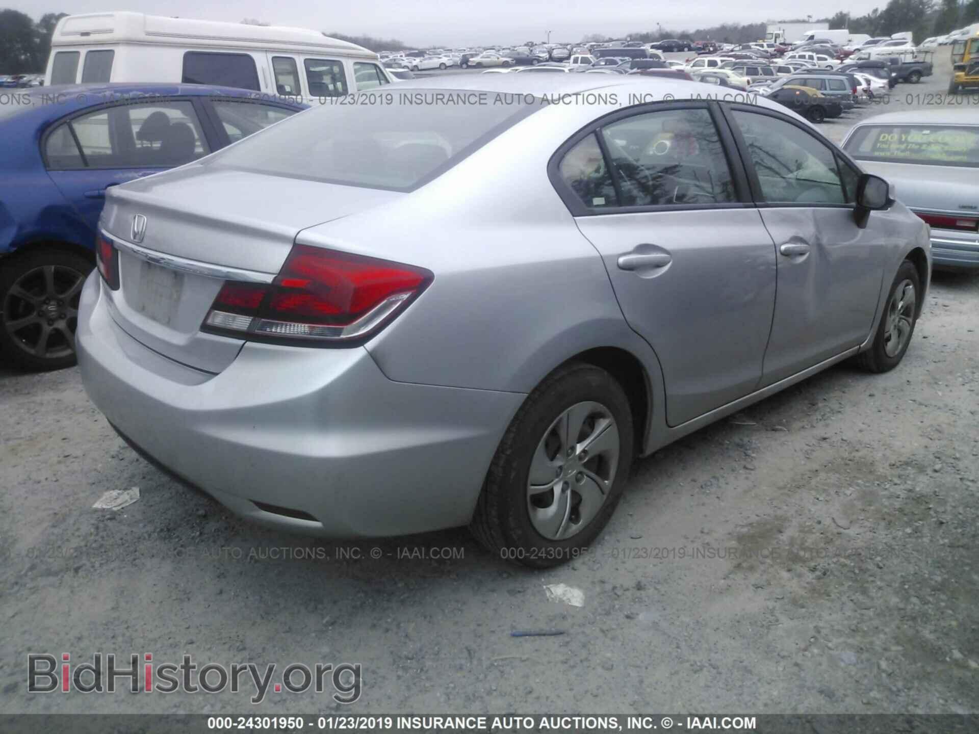 2013 HONDA CIVIC - VIN: 19XFB2F53DE021666 - Фото 4