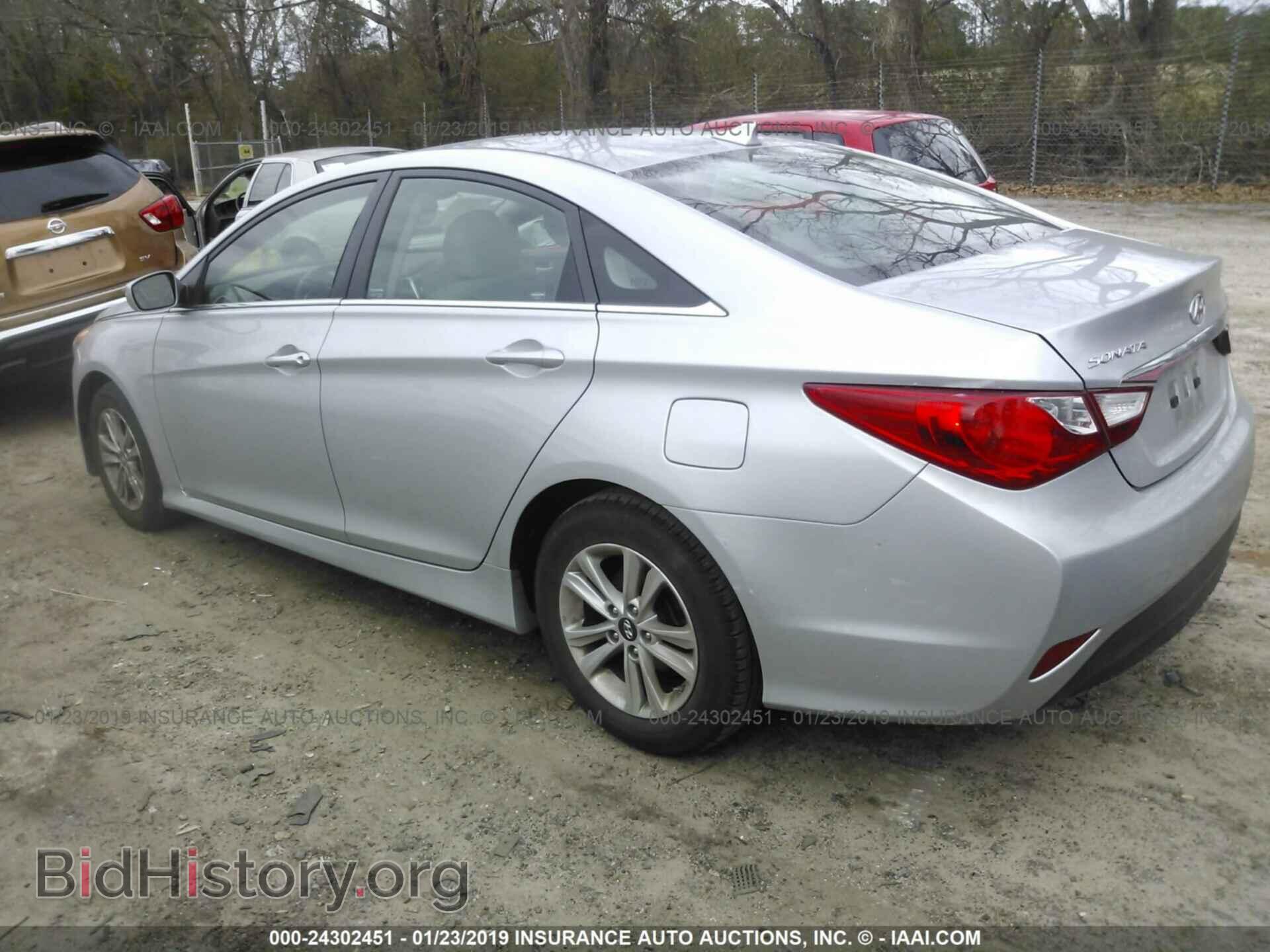2014 HYUNDAI SONATA - VIN: 5NPEB4AC0EH893720 - Фото 3