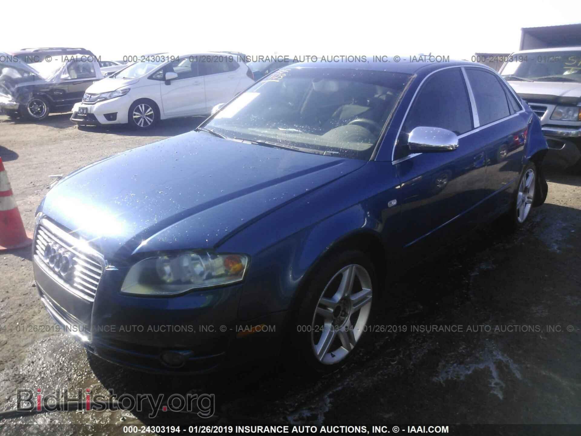 2006 AUDI A4 - VIN: WAUAF78E46A158160 - Фото 2