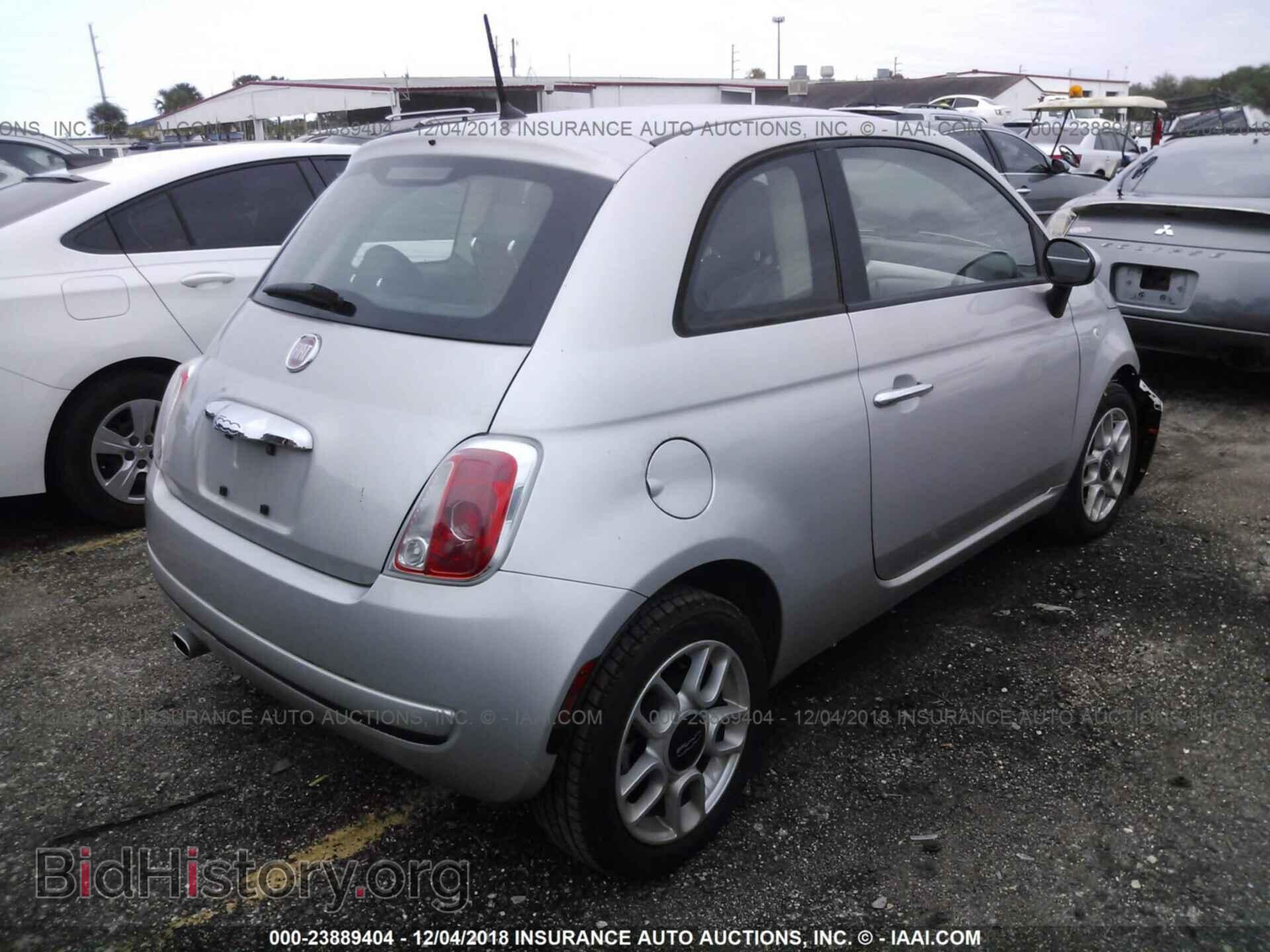 2013 FIAT 500 - VIN: 3C3CFFAR4DT540816 - Фото 4