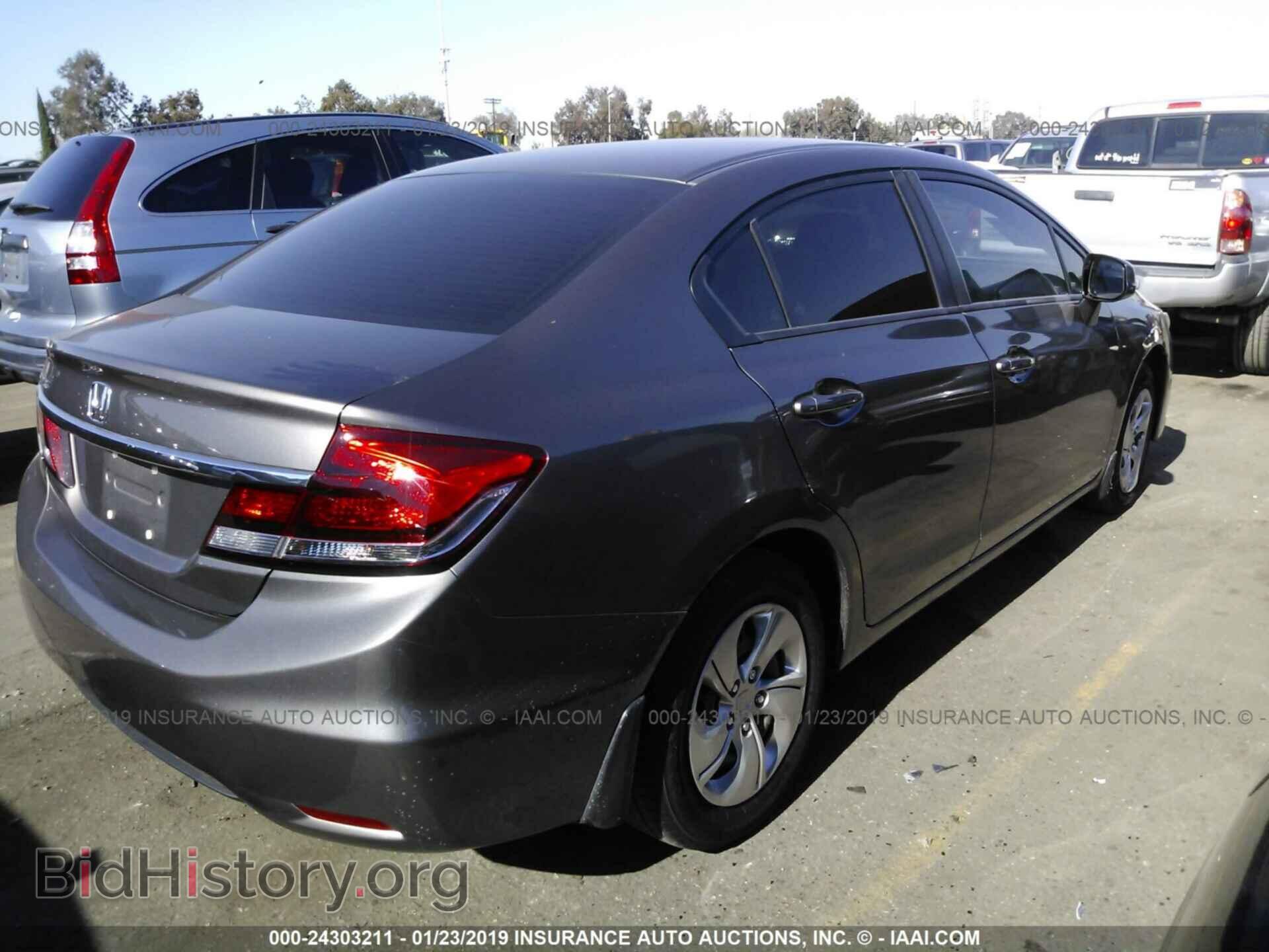 2013 HONDA CIVIC - VIN: 19XFB2F57DE209221 - Фото 4
