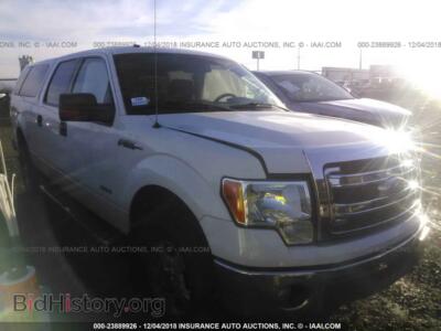 2013 Ford F150, белый — VIN 1FTFW1ET3DFD69889, IAAI