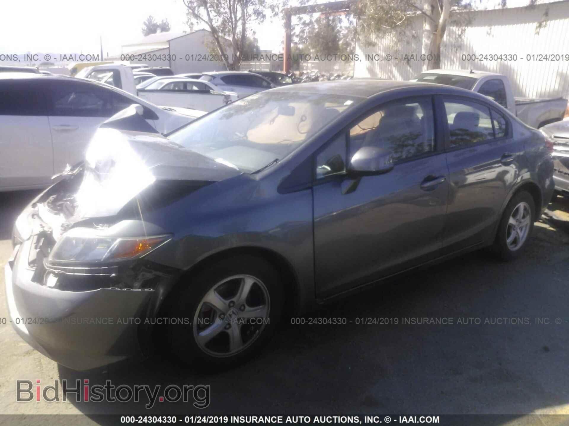 2012 HONDA CIVIC - VIN: 19XFB5F56CE002173 - Фото 2