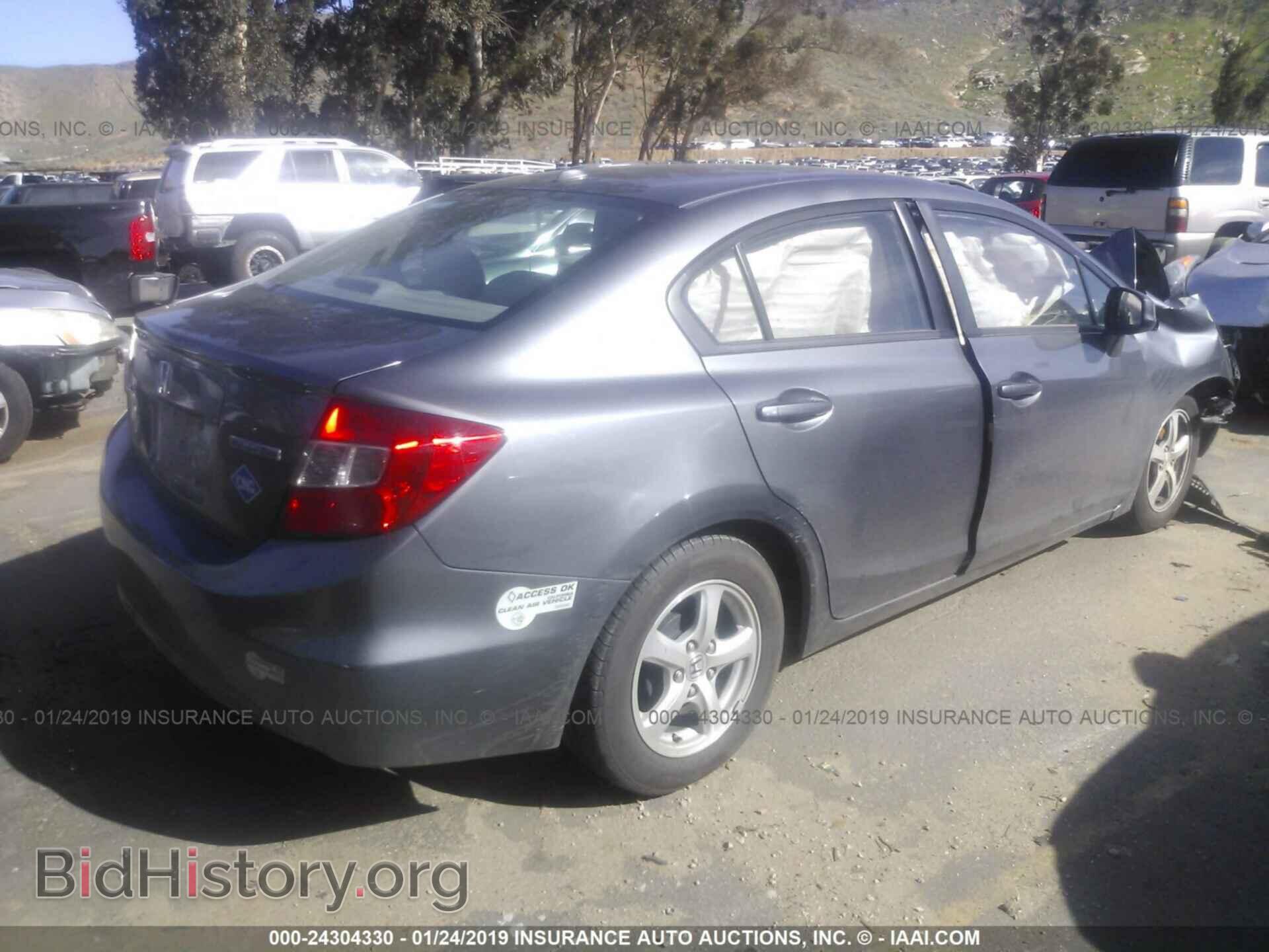 2012 HONDA CIVIC - VIN: 19XFB5F56CE002173 - Фото 4