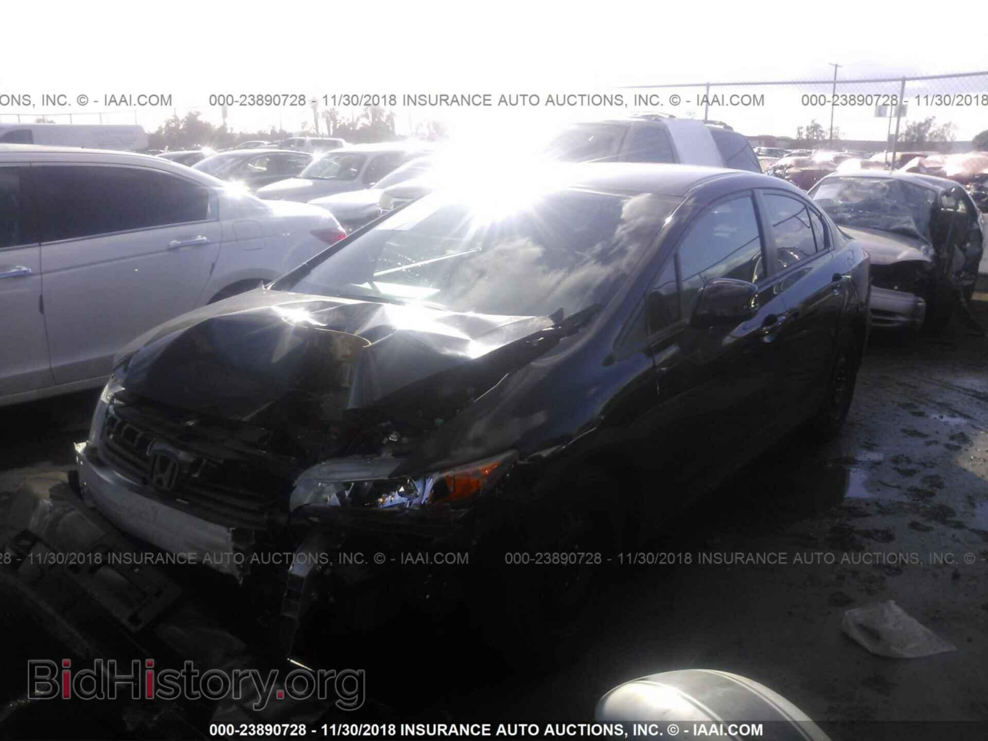 2012 HONDA CIVIC - VIN: 19XFB2F55CE352781 - Фото 2
