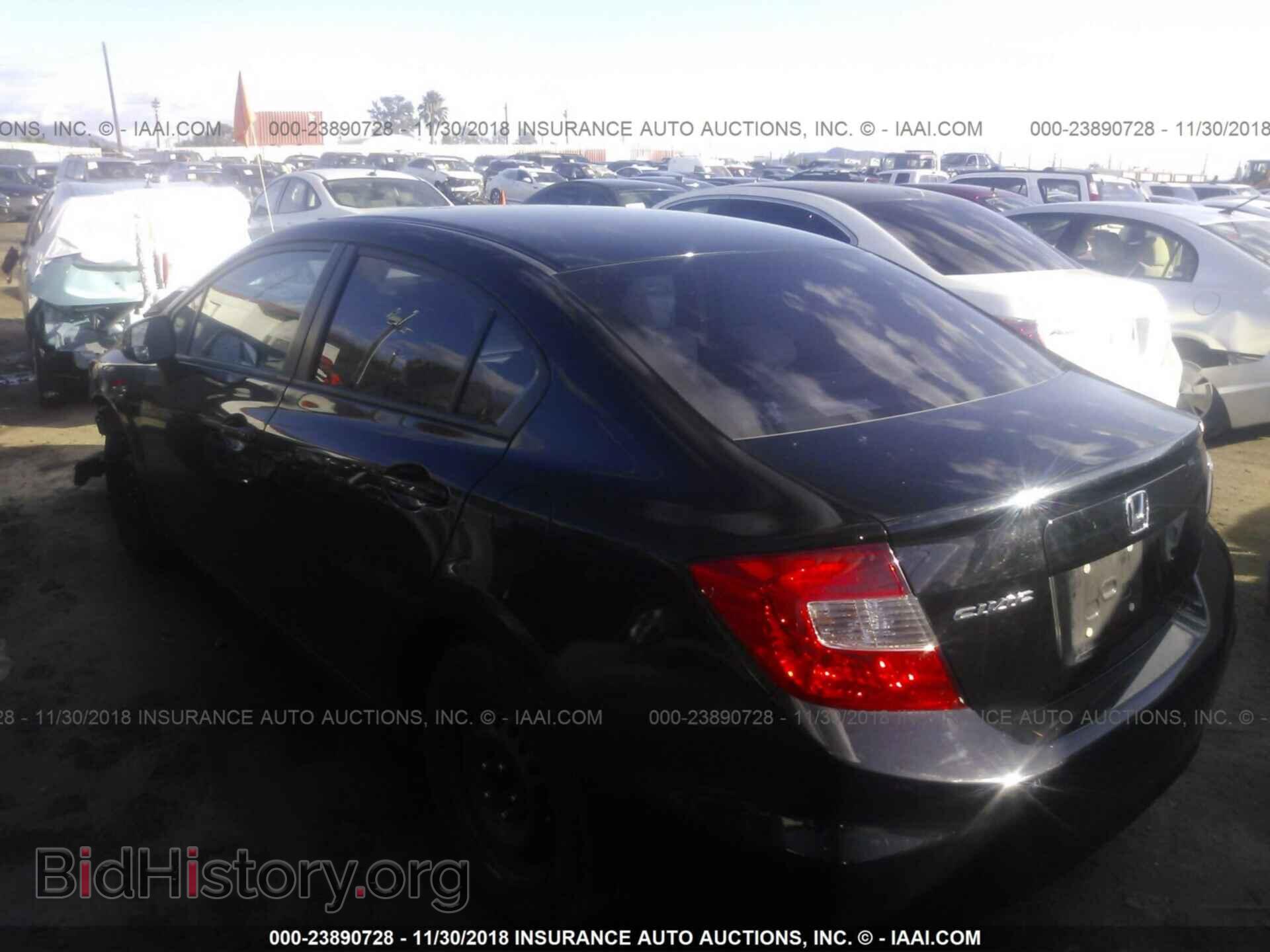 2012 HONDA CIVIC - VIN: 19XFB2F55CE352781 - Фото 3