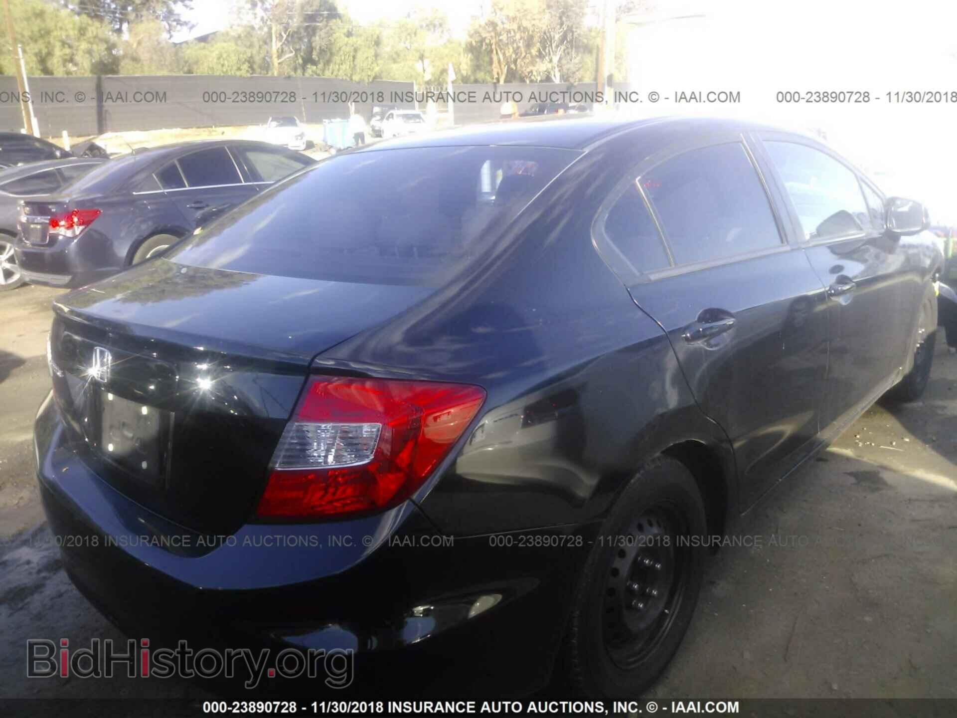 2012 HONDA CIVIC - VIN: 19XFB2F55CE352781 - Фото 4