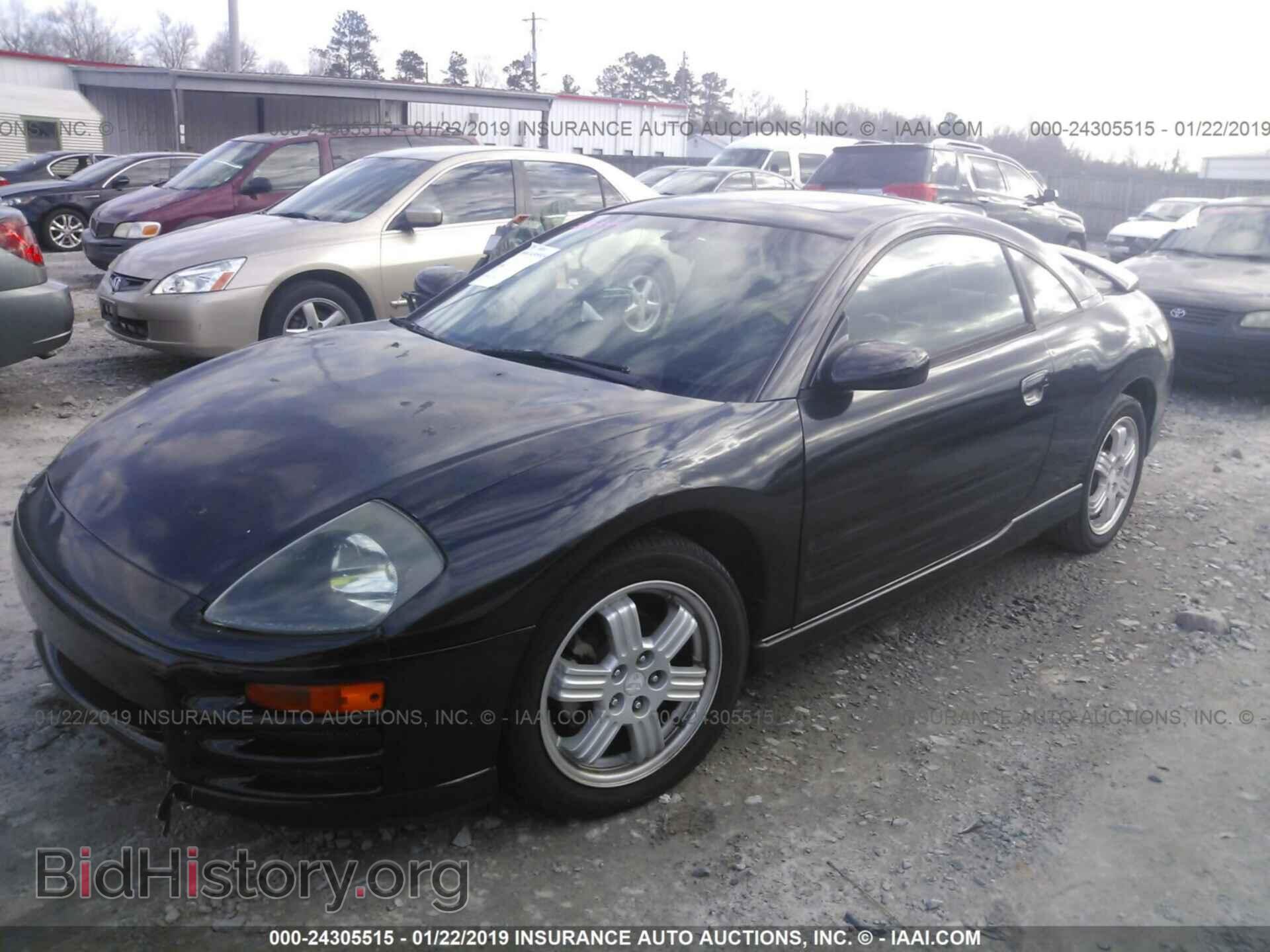 2001 MITSUBISHI ECLIPSE - VIN: 4A3AC54H31E063779 - Фото 2