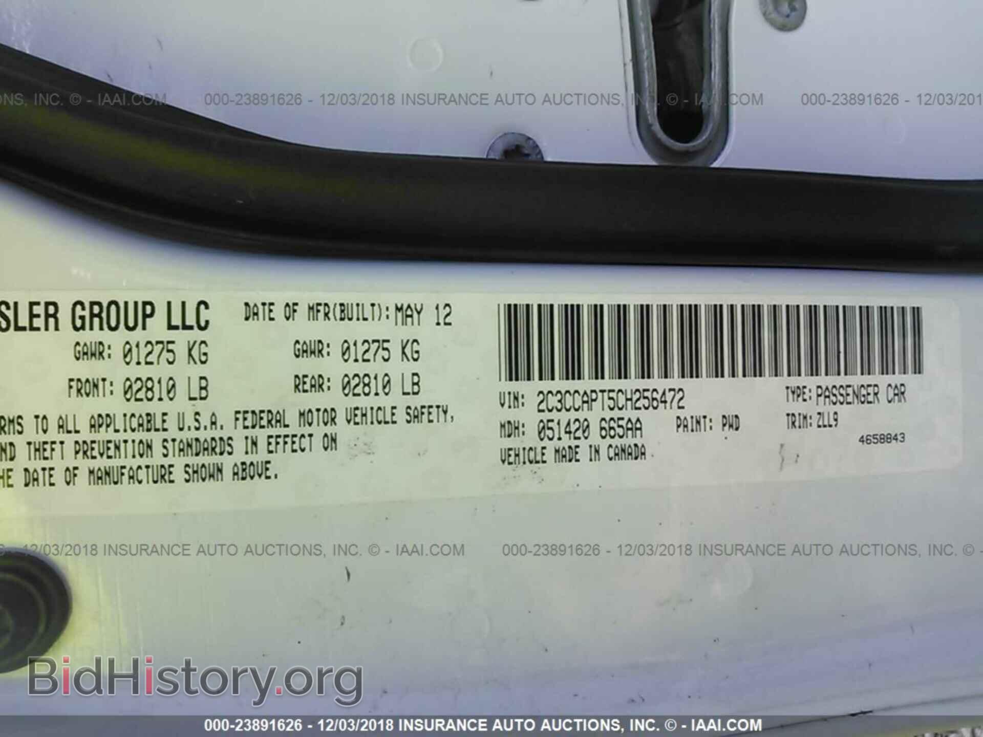 2012 CHRYSLER 300C - VIN: 2C3CCAPT5CH256472 - Photo 9