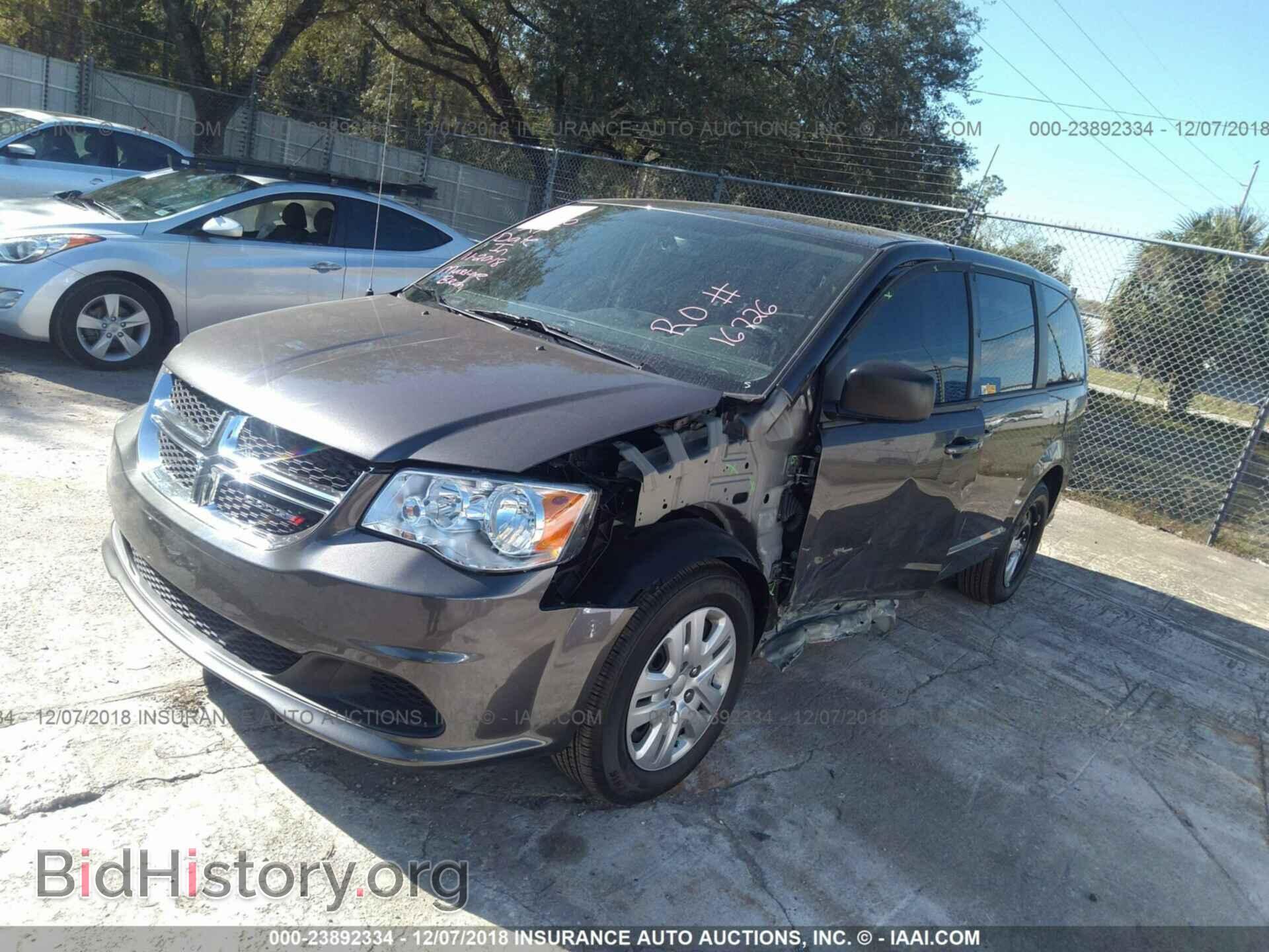 2018 DODGE GRAND CARAVAN - VIN: 2C4RDGBG7JR225330 - Фото 2