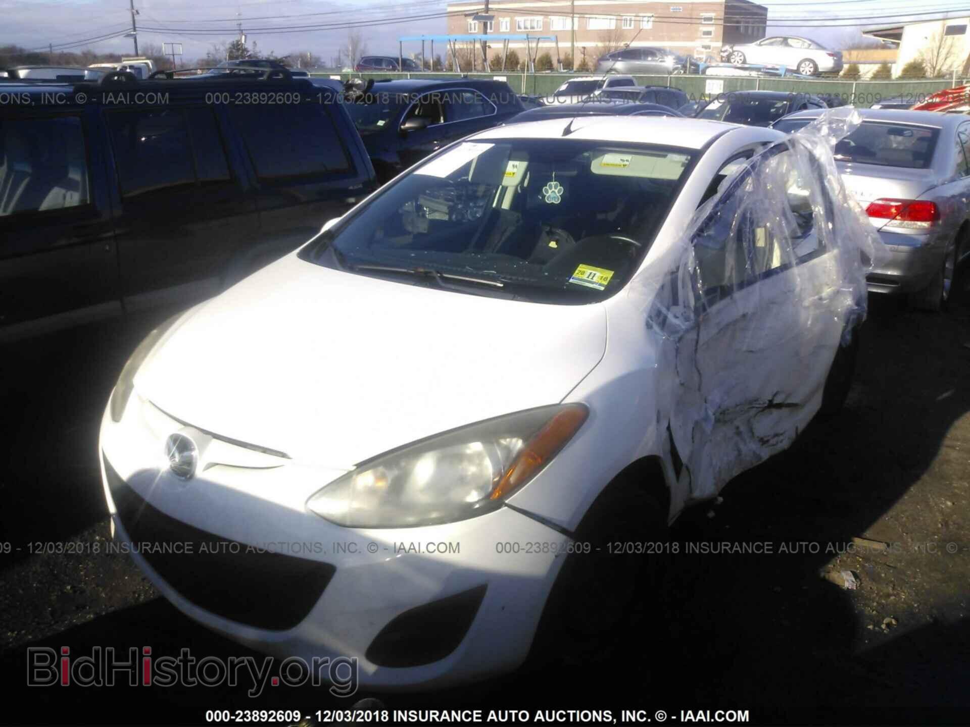 2011 MAZDA MAZDA2 - VIN: JM1DE1HZ9B0108373 - Фото 2