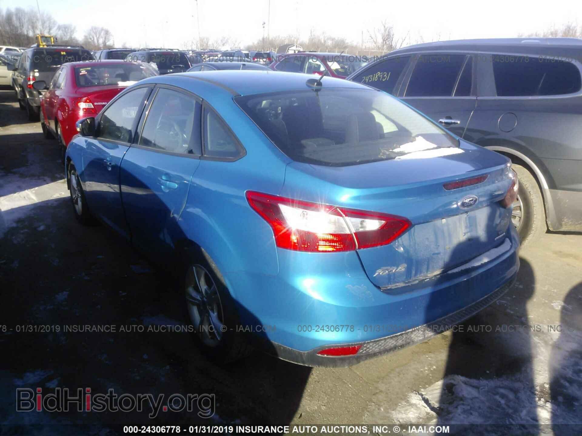 2014 FORD FOCUS - VIN: 1FADP3F28EL217606 - Фото 3