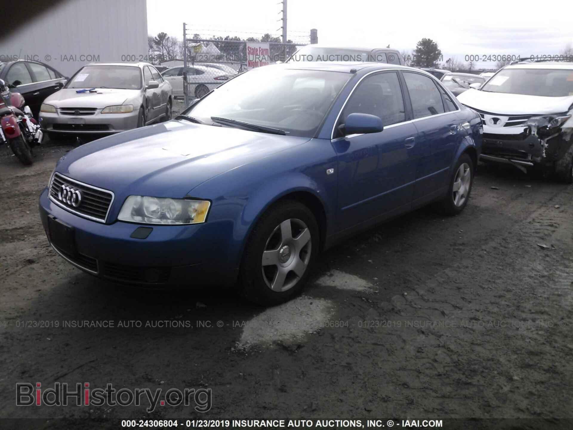 2002 AUDI A4 - VIN: WAULT68E42A248303 - Фото 2