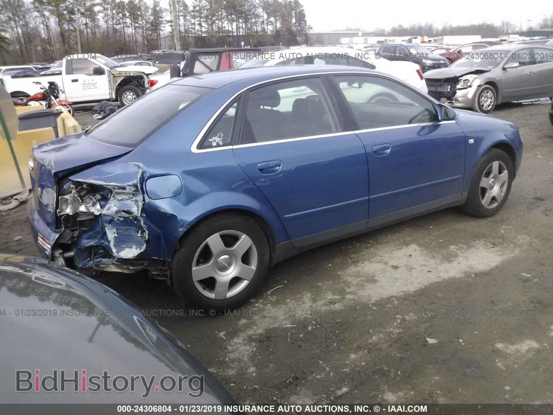 2002 AUDI A4 - VIN: WAULT68E42A248303 - Фото 4