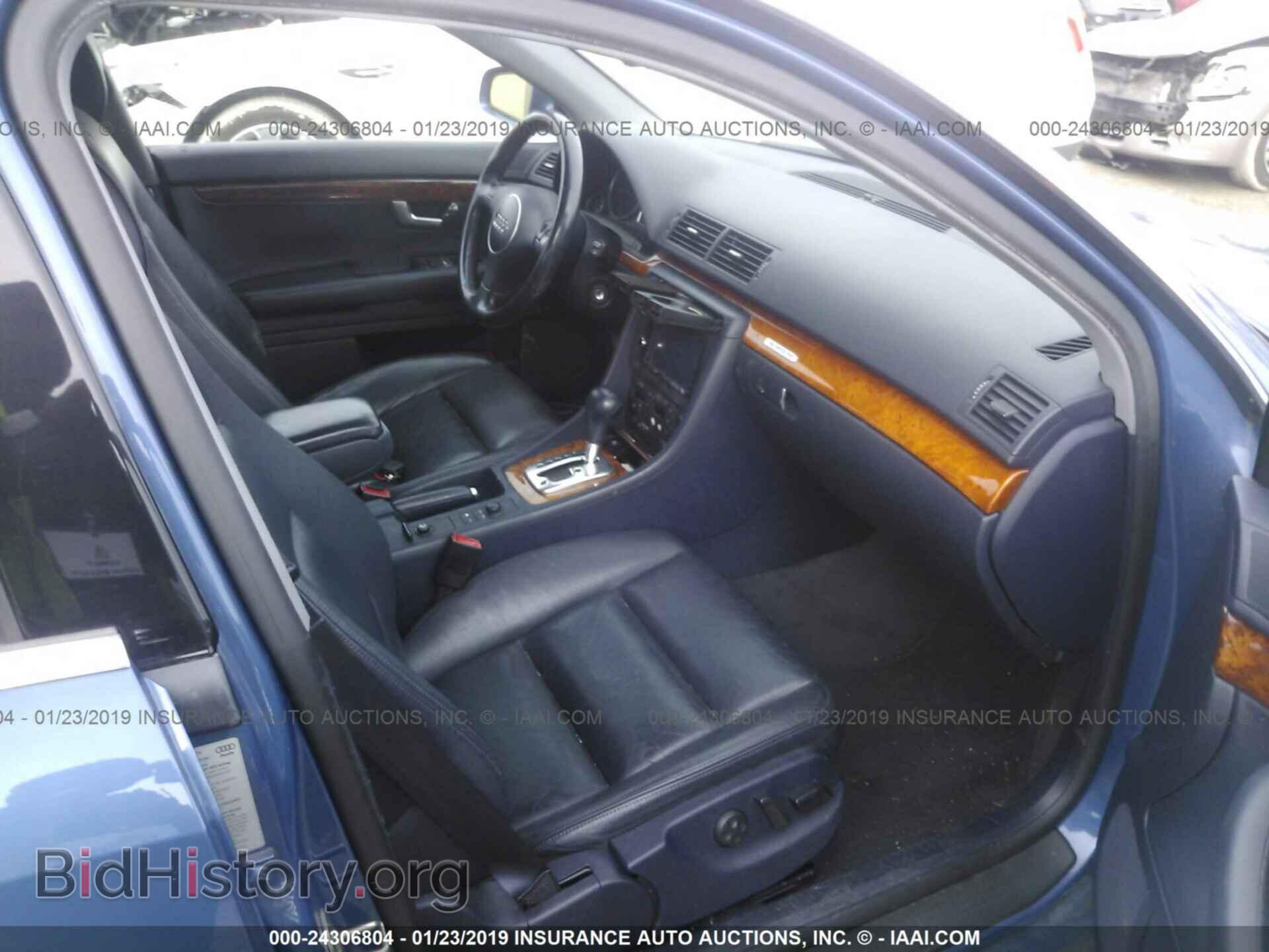 2002 AUDI A4 - VIN: WAULT68E42A248303 - Фото 5