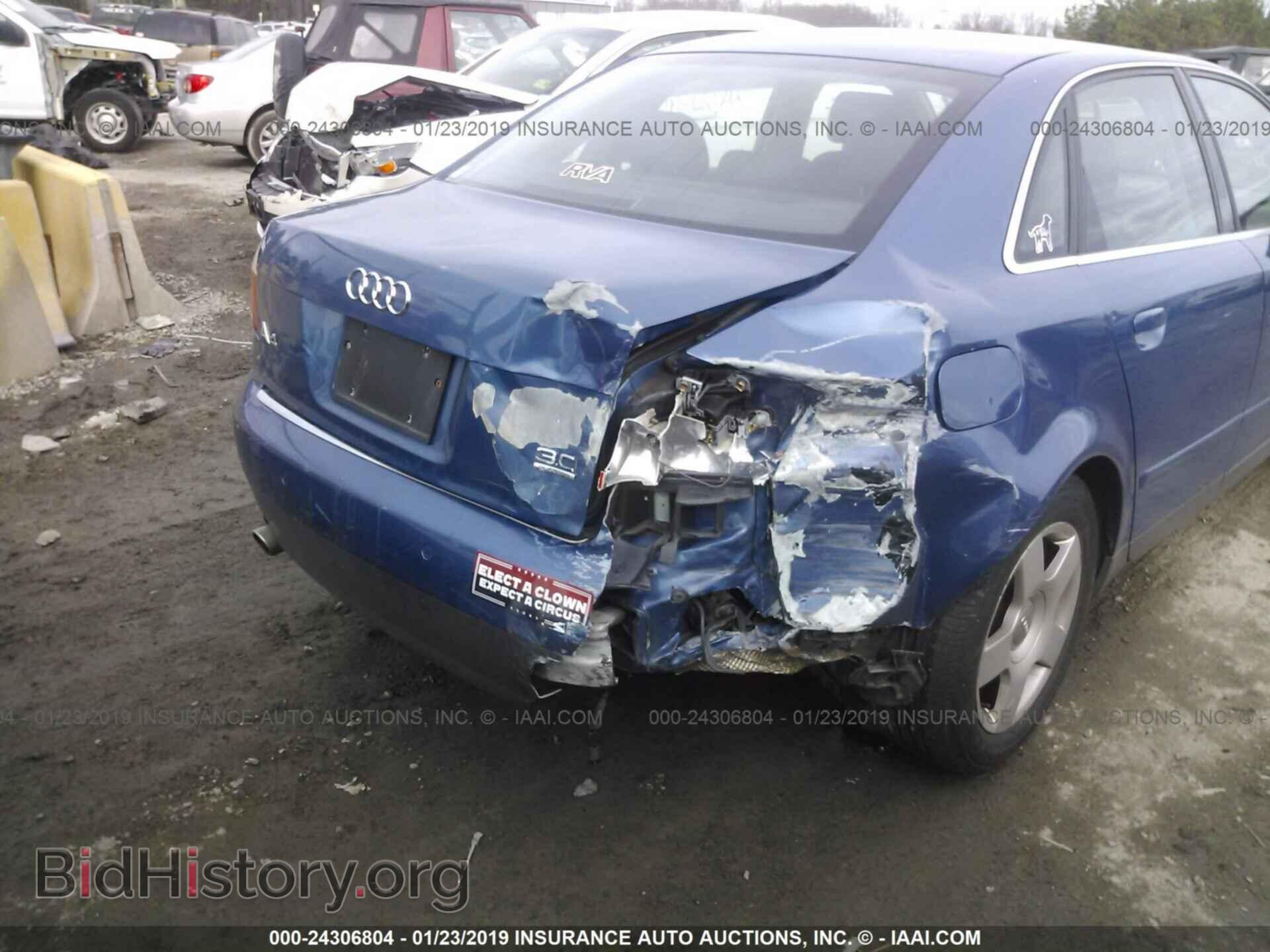 2002 AUDI A4 - VIN: WAULT68E42A248303 - Фото 6