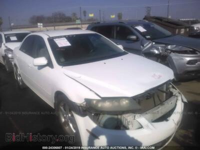 2006 Mazda 6 S, white — VIN 1YVHP80D765M51352, IAAI
