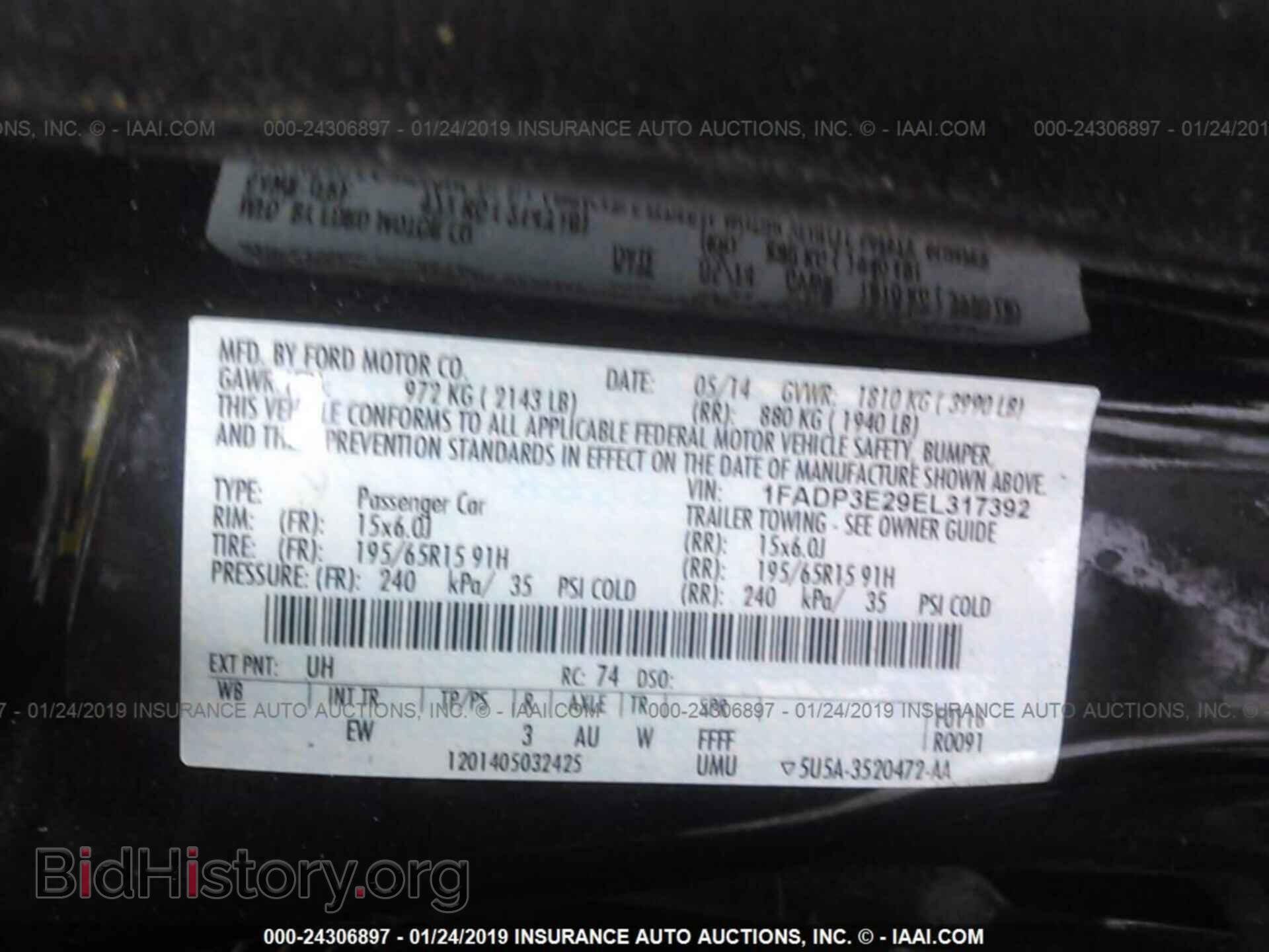 2014 FORD FOCUS - VIN: 1FADP3E29EL317392 - Photo 9