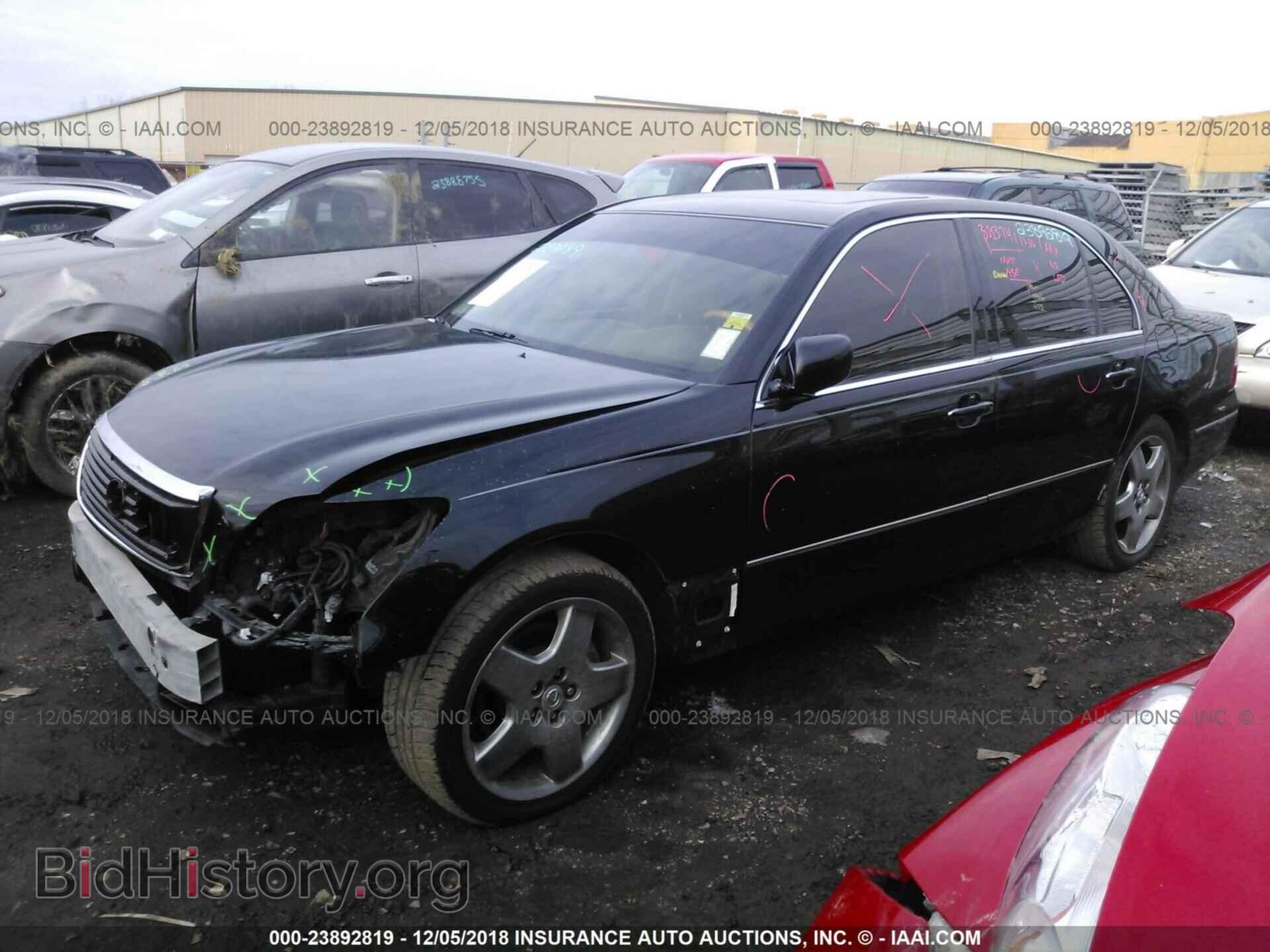 2005 LEXUS LS - VIN: JTHBN36F355006150 - Фото 2