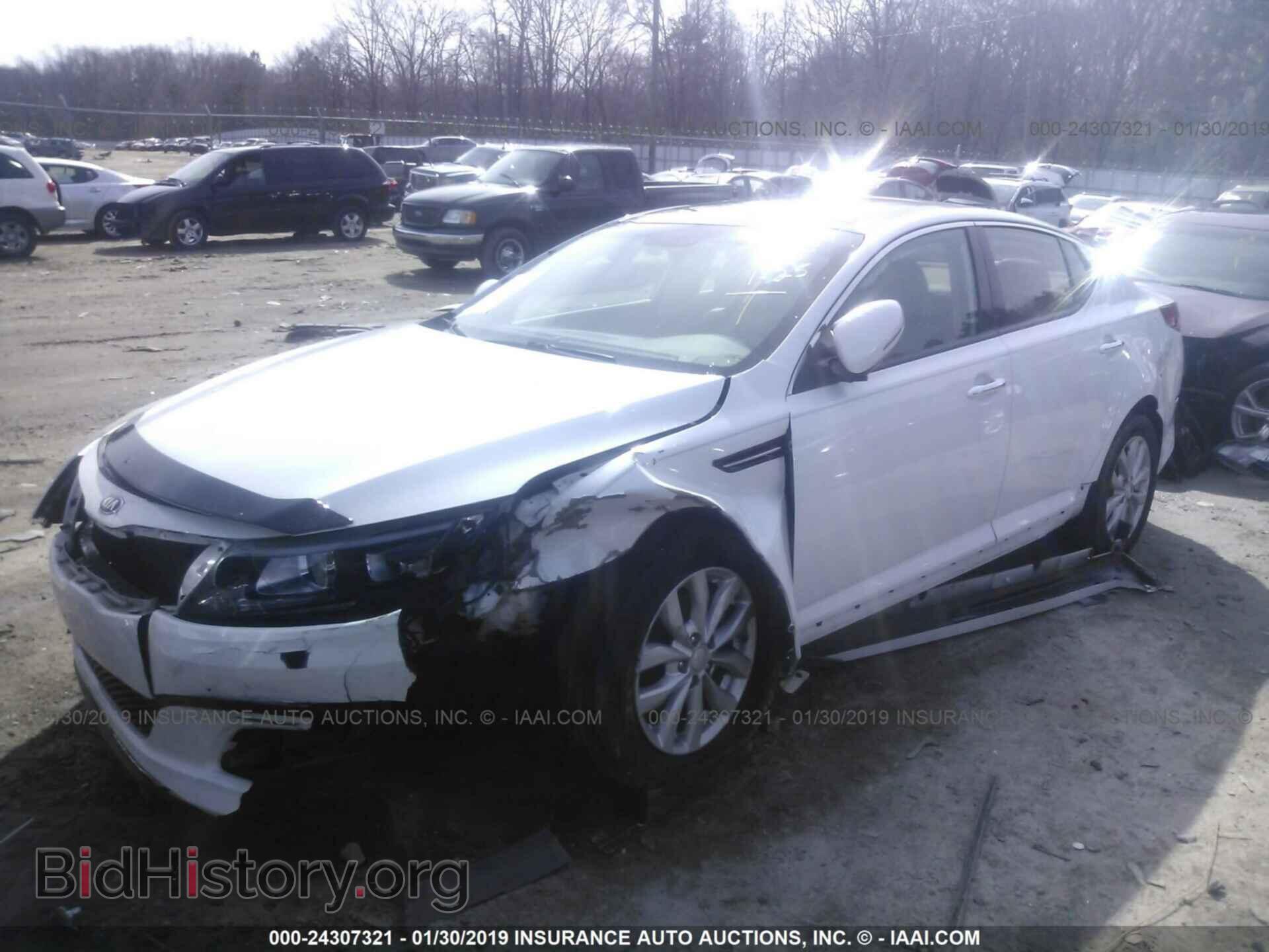 2014 KIA OPTIMA - VIN: 5XXGN4A70EG298705 - Фото 2