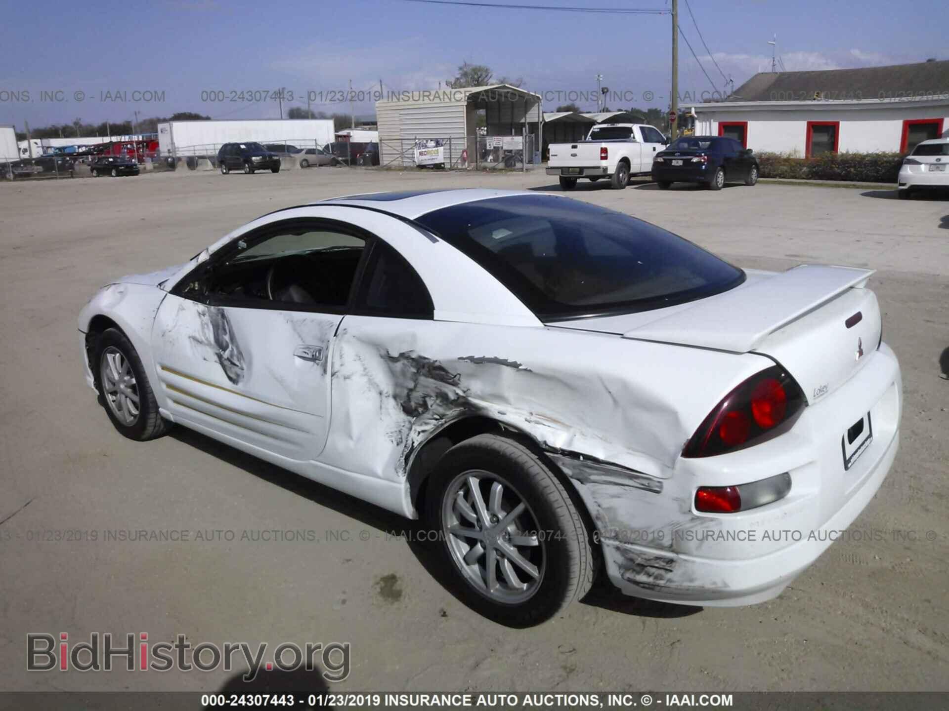 2000 MITSUBISHI ECLIPSE - VIN: 4A3AC44G1YE141374 - Фото 3