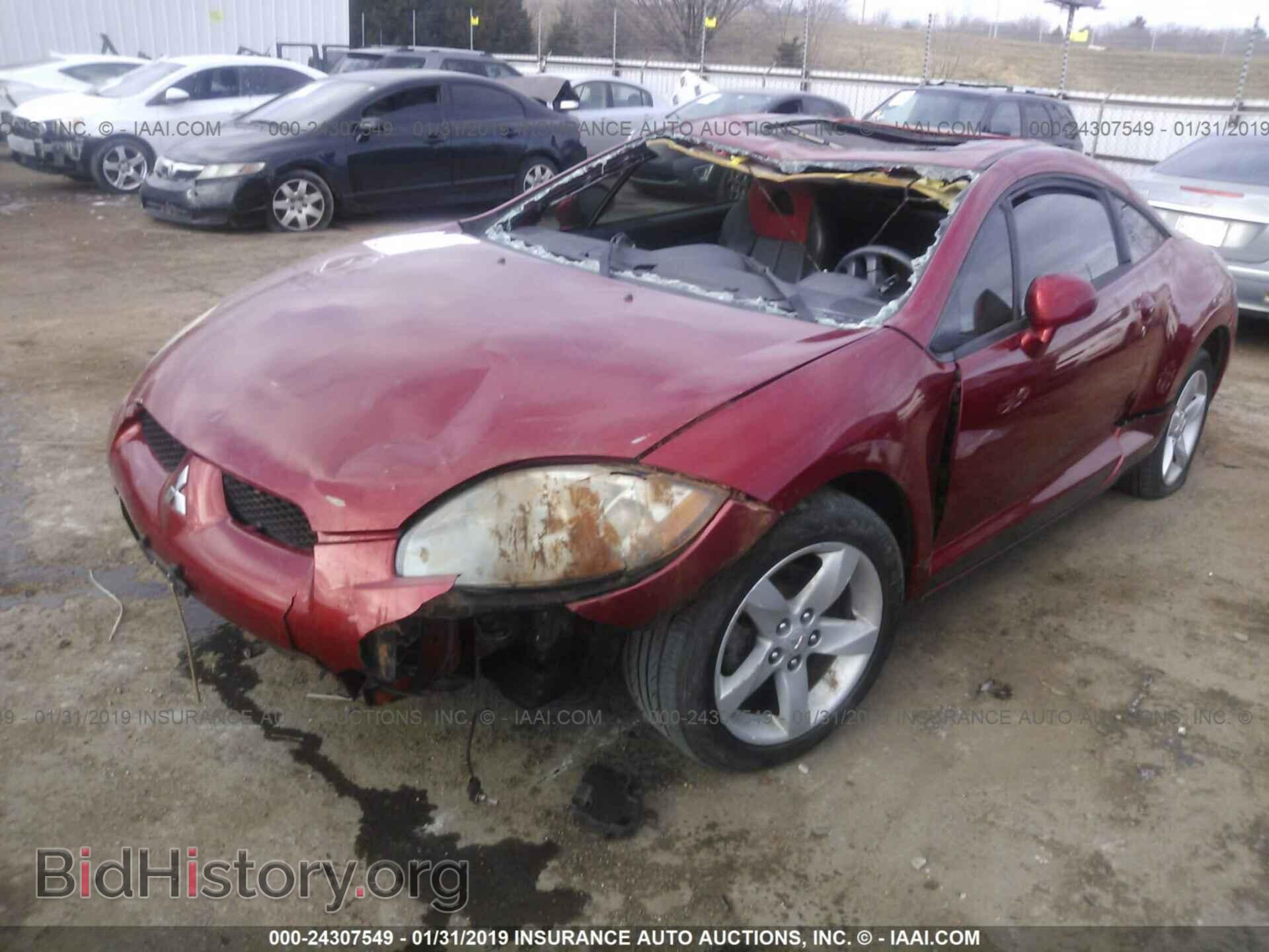 2008 MITSUBISHI ECLIPSE - VIN: 4A3AK64F38E021775 - Фото 2