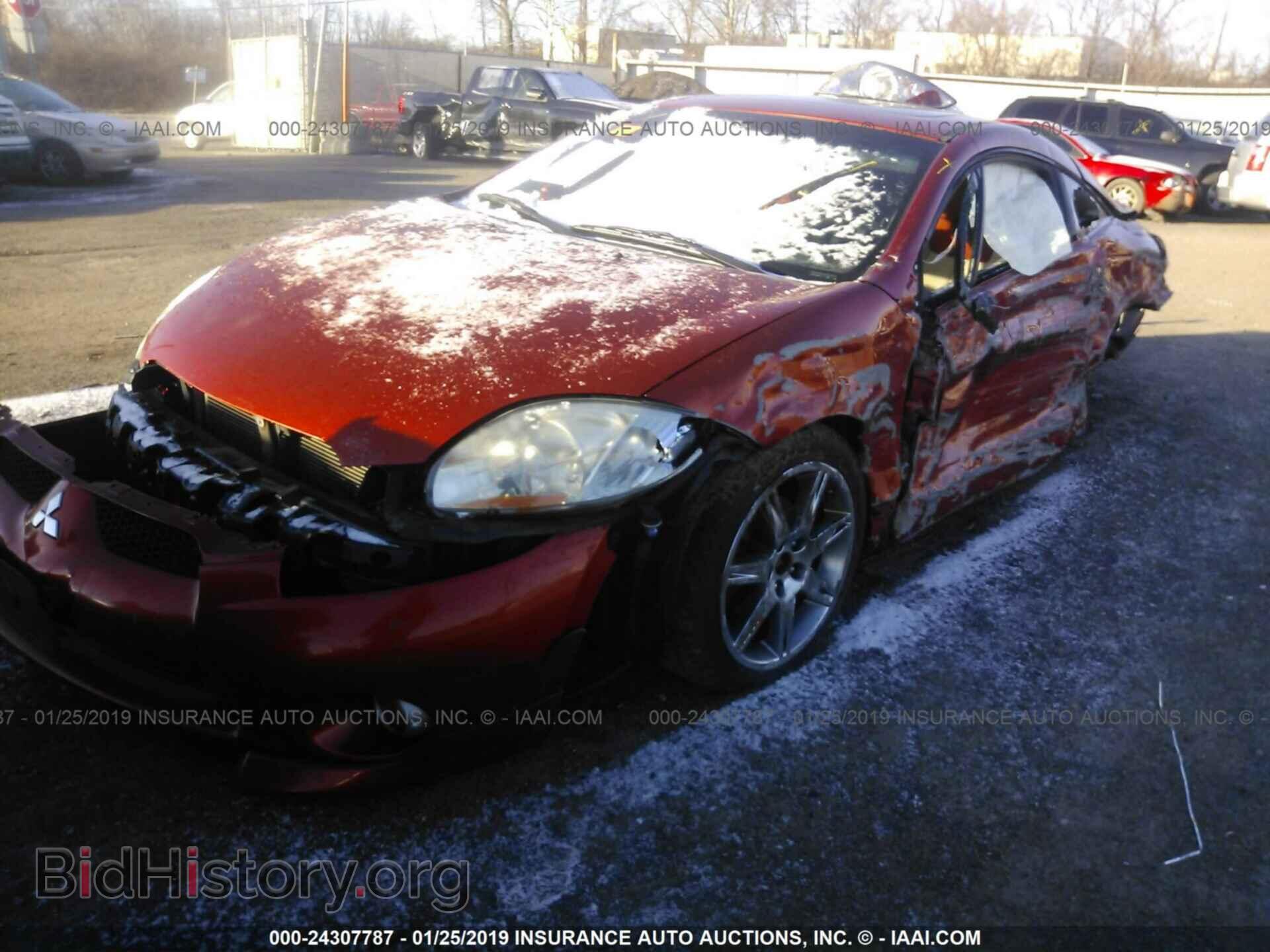 2008 MITSUBISHI ECLIPSE - VIN: 4A3AK34T38E015656 - Фото 2