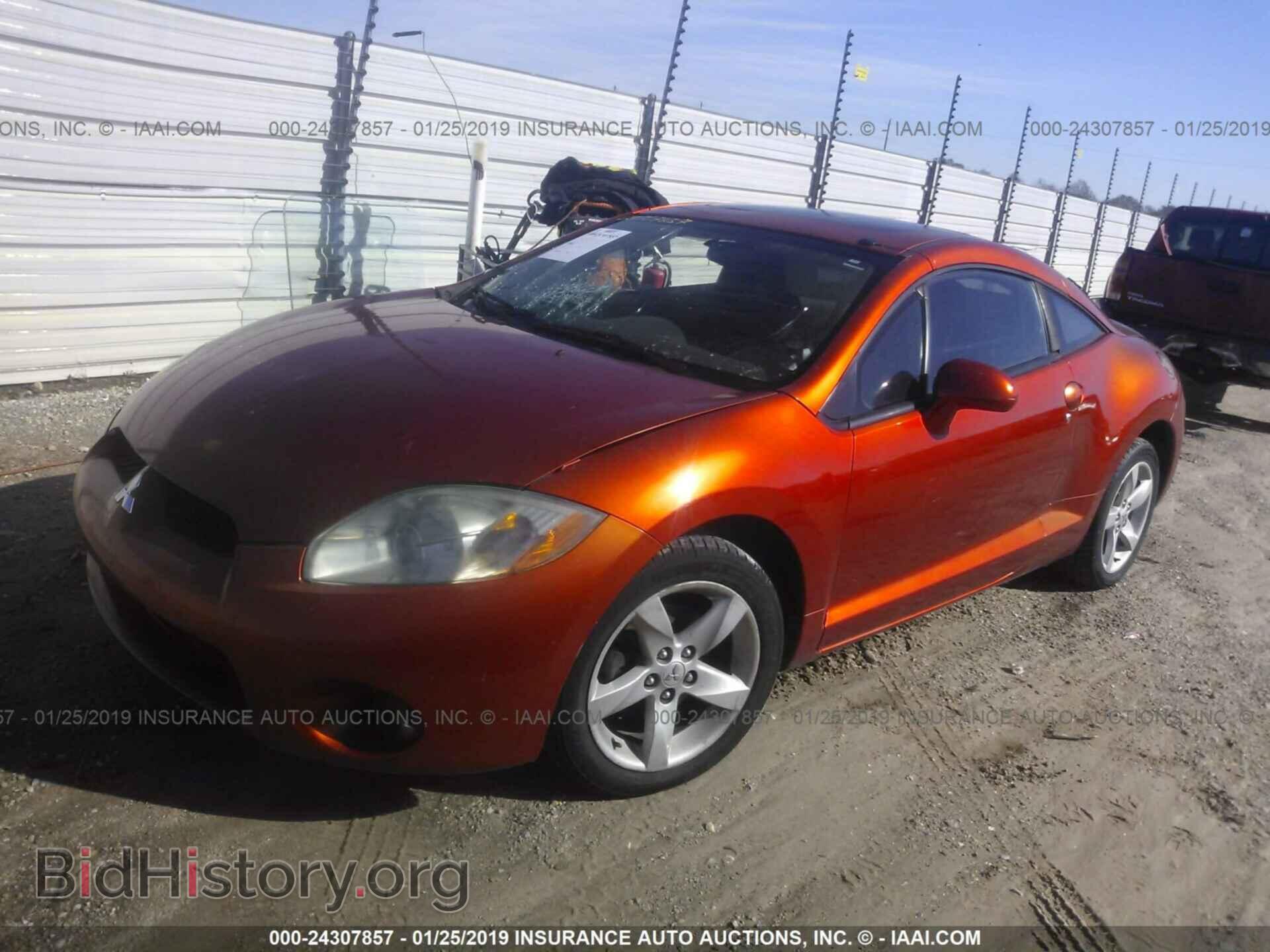 2007 MITSUBISHI ECLIPSE - VIN: 4A3AK24F27E046755 - Фото 2