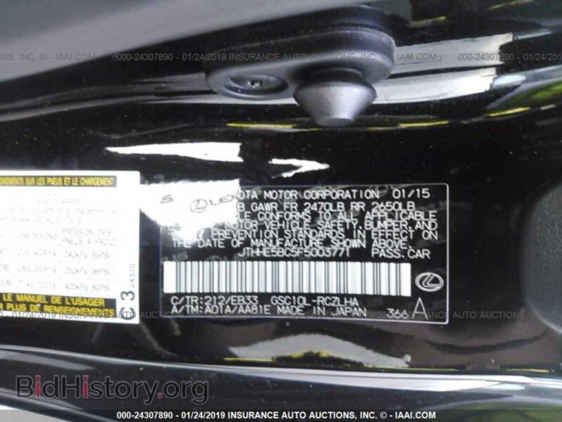 2015 Lexus RC (VIN JTHHE5BC5F5003771) — photo 9 of 10