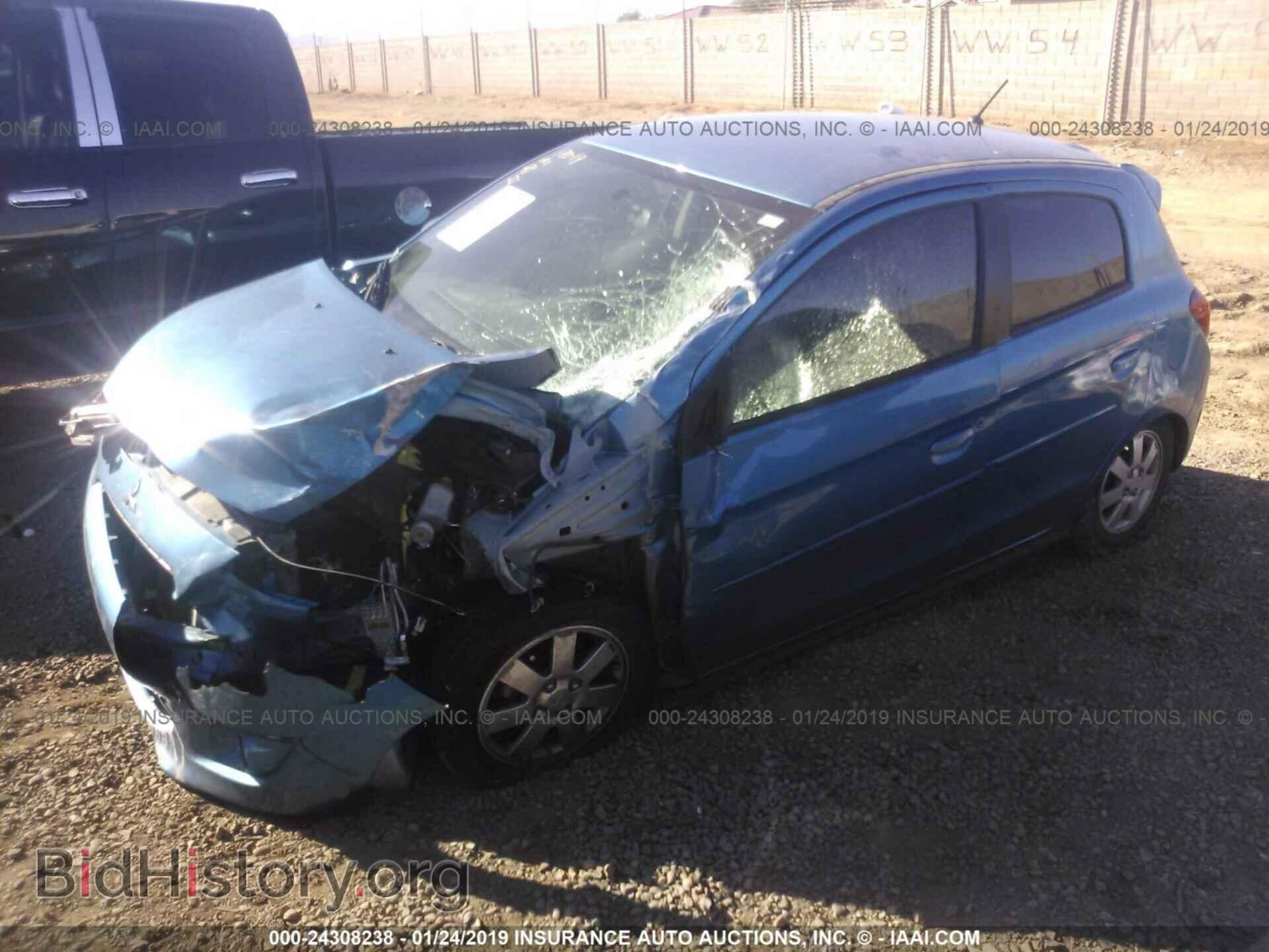 2015 MITSUBISHI MIRAGE - VIN: ML32A4HJ6FH057701 - Фото 2