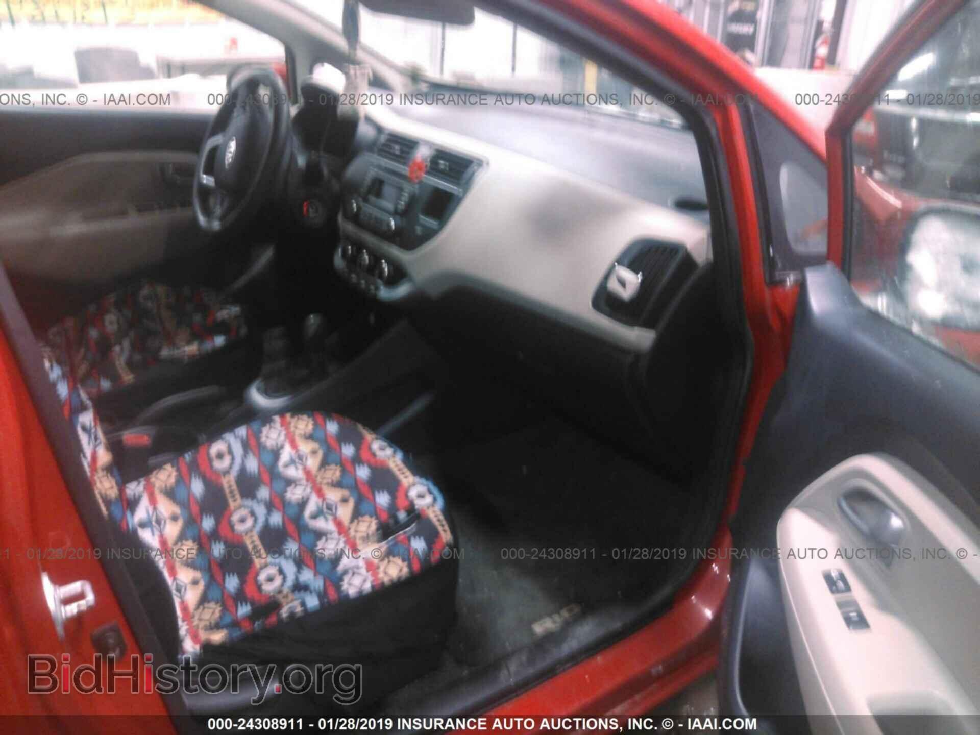2012 KIA RIO - VIN: KNADM5A39C6094972 - Фото 5