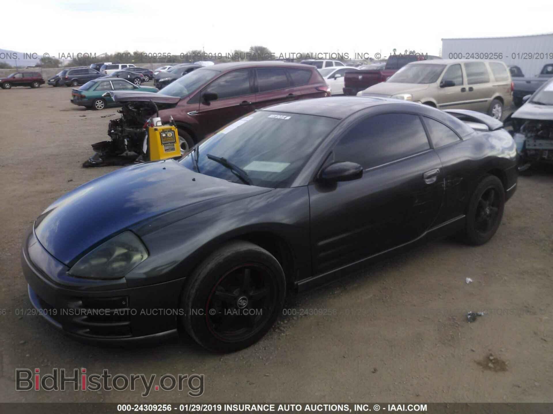 2001 MITSUBISHI ECLIPSE - VIN: 4A3AC84H01E141713 - Фото 2