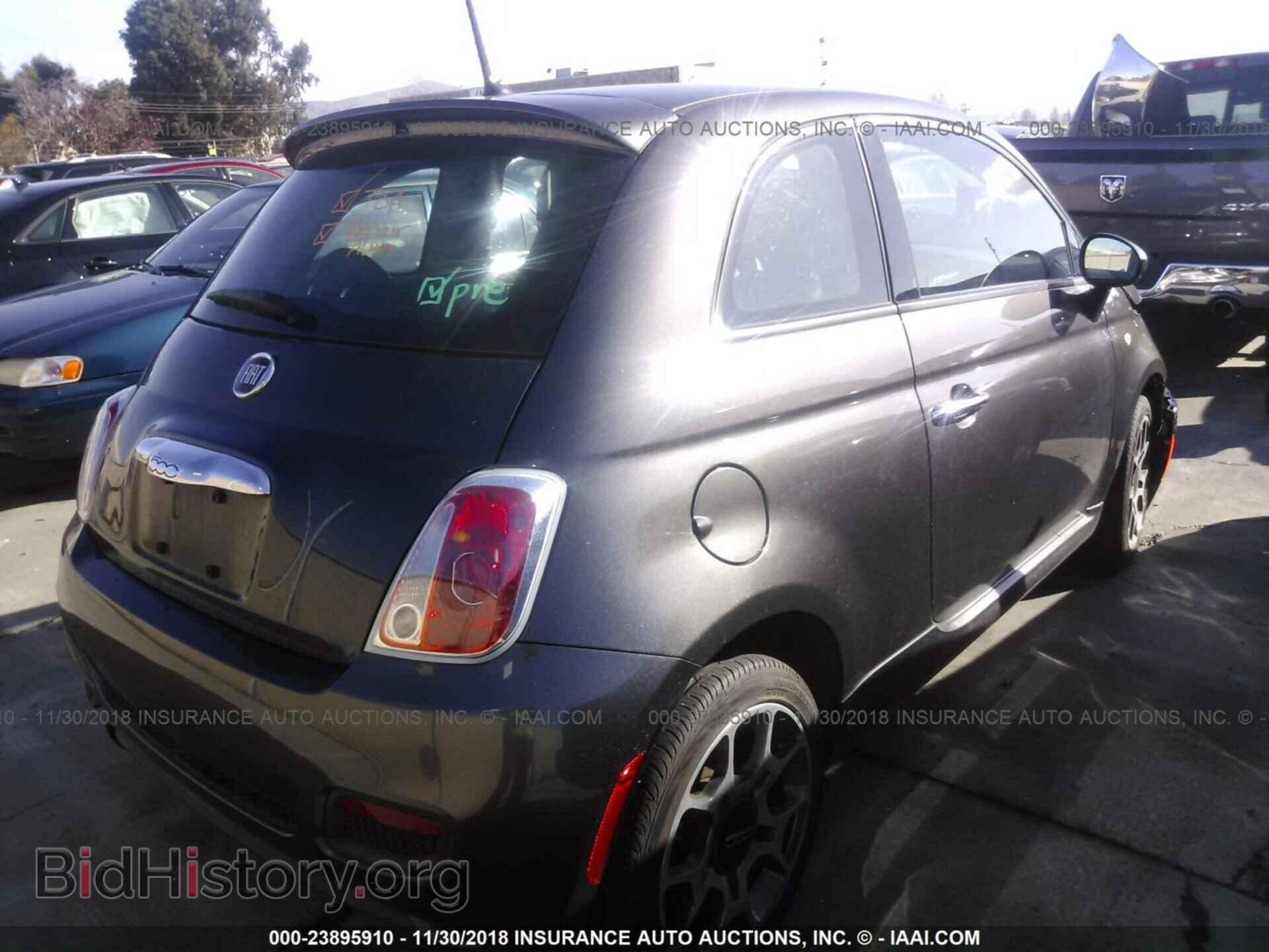2015 FIAT 500 - VIN: 3C3CFFBR8FT756833 - Photo 4