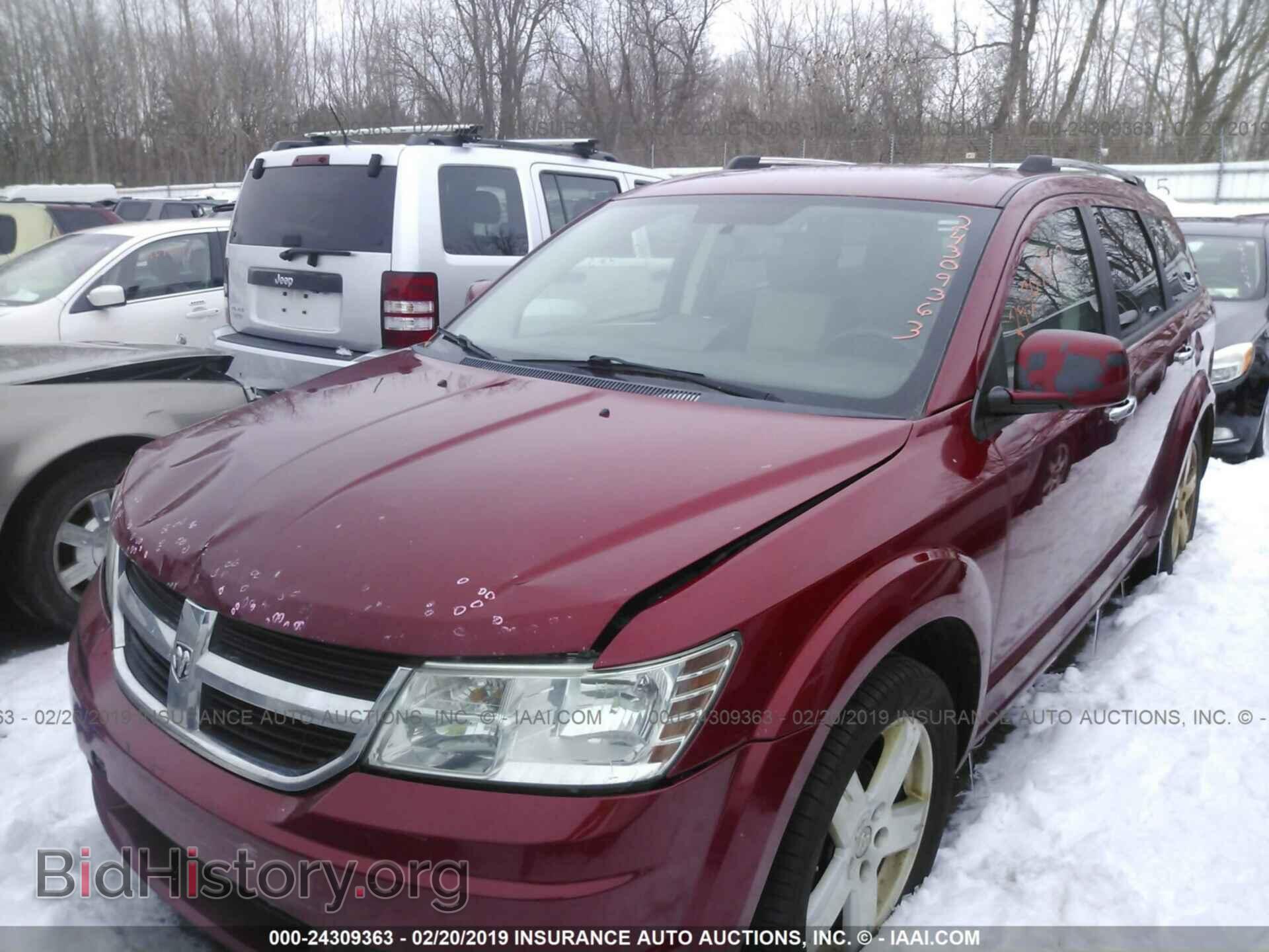 2009 DODGE JOURNEY - VIN: 3D4GG67V69T218087 - Фото 2