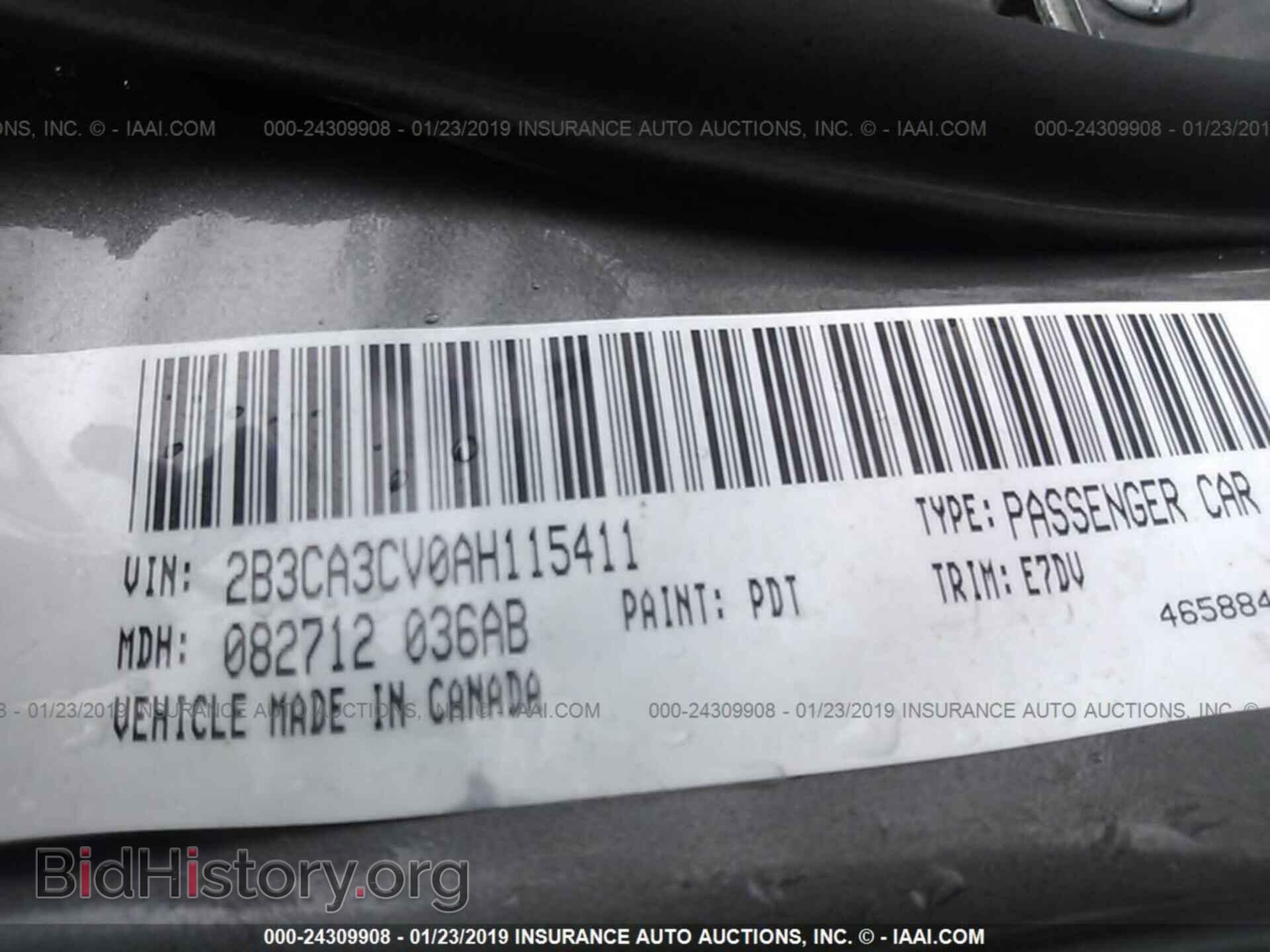 2010 DODGE CHARGER - VIN: 2B3CA3CV0AH115411 - Фото 9