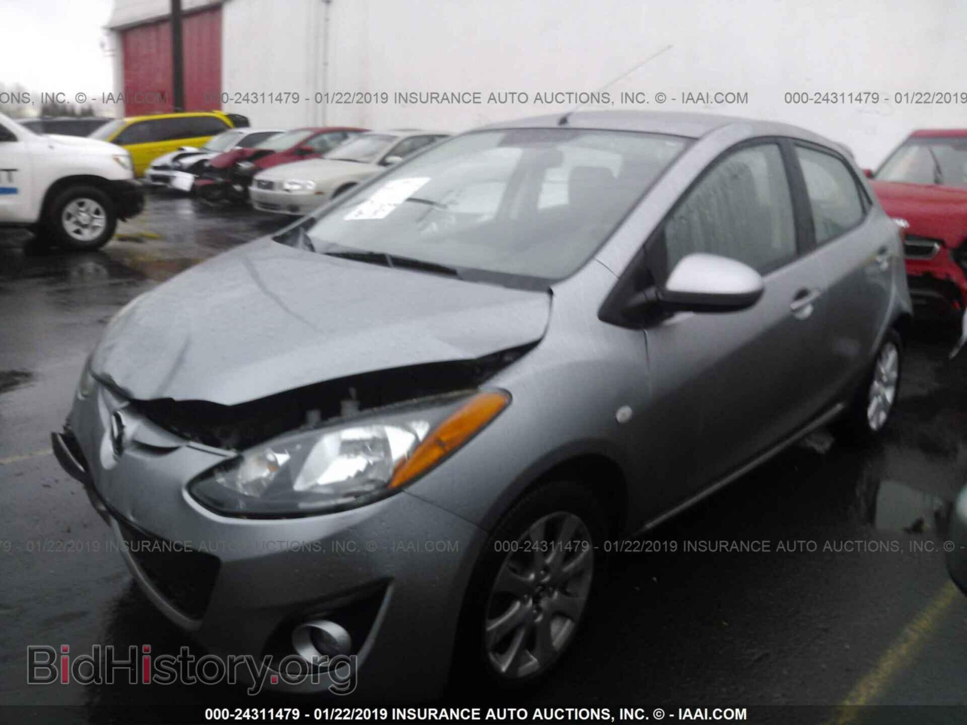 2013 MAZDA MAZDA2 - VIN: JM1DE1LY9D0159342 - Фото 2