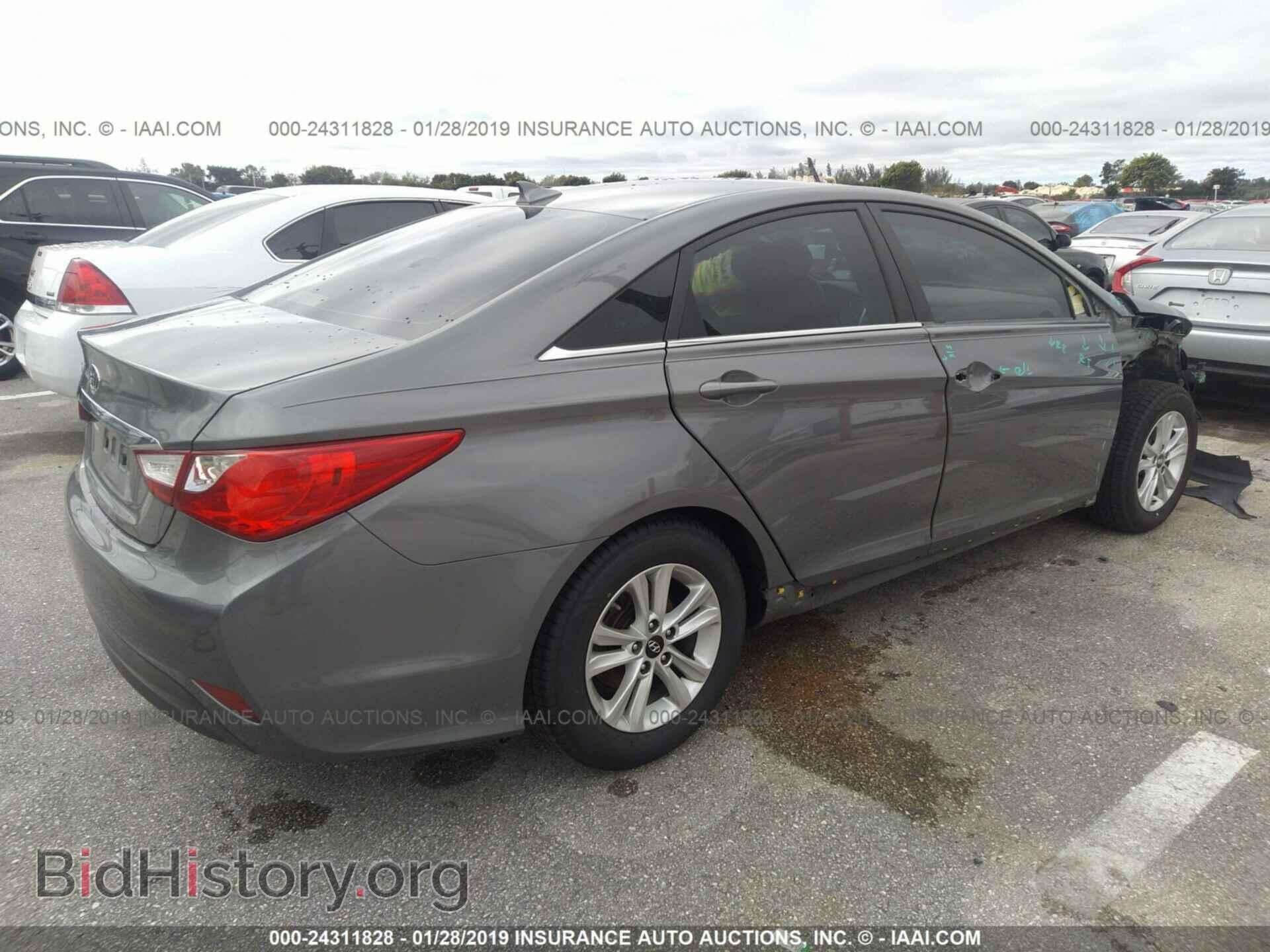 2014 HYUNDAI SONATA - VIN: 5NPEB4ACXEH886290 - Фото 4