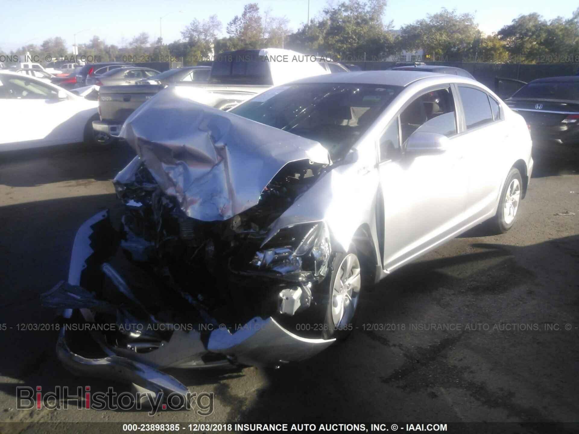 2014 HONDA CIVIC - VIN: 19XFB2F57EE200911 - Фото 2