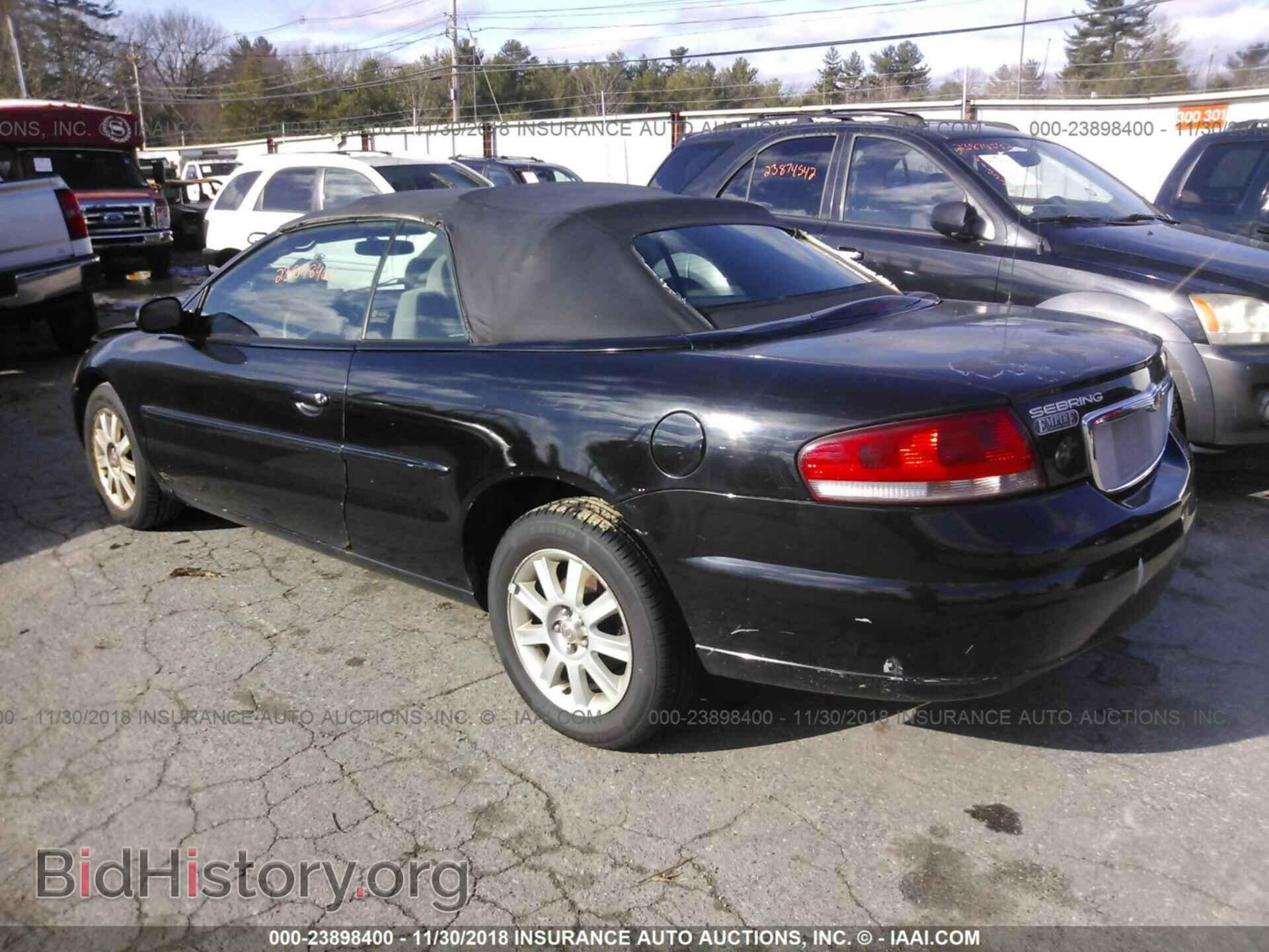 2002 CHRYSLER SEBRING - VIN: 1C3EL75R92N243412 - Фото 3