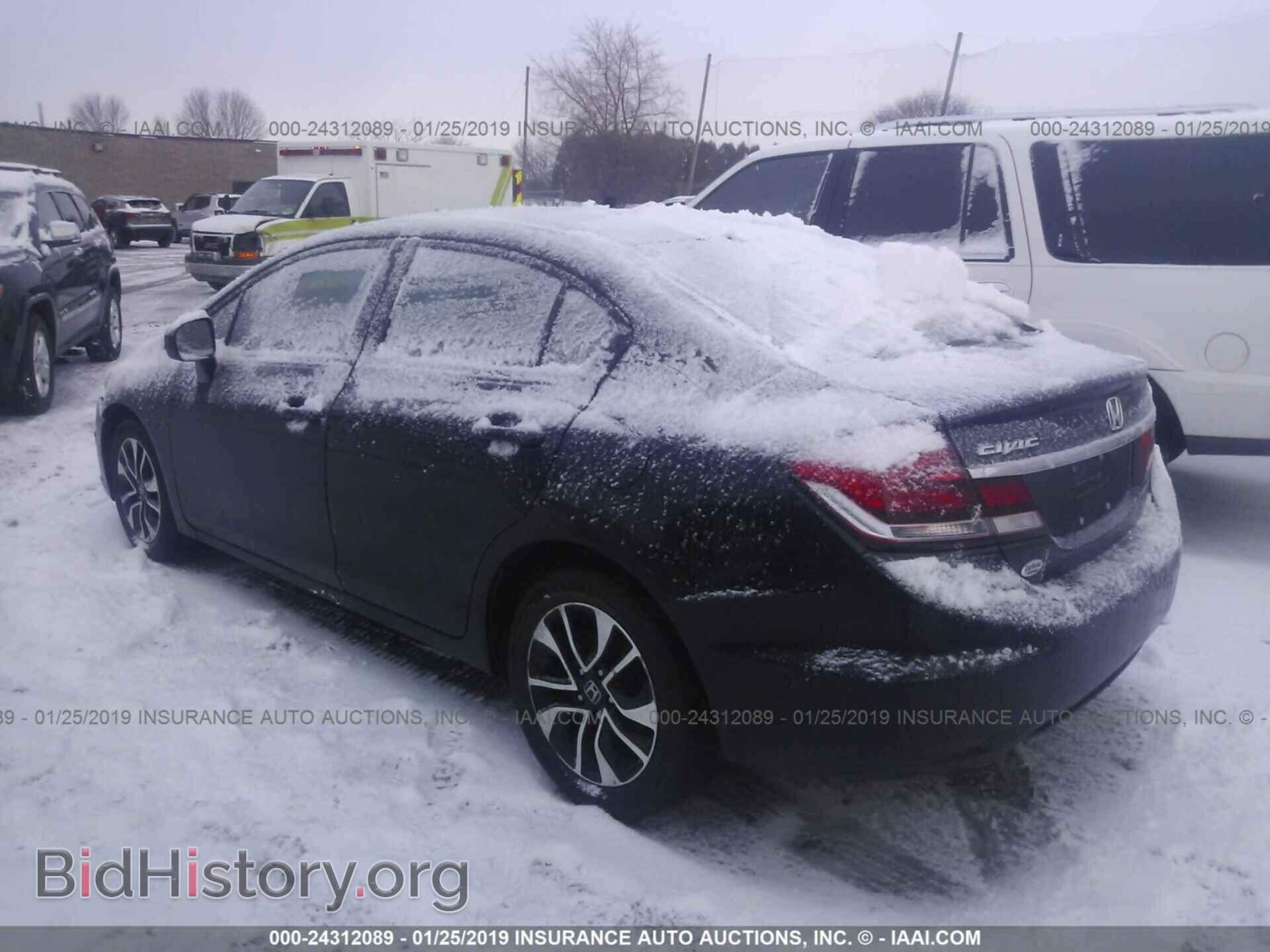 2014 HONDA CIVIC - VIN: 19XFB2F80EE224123 - Фото 3